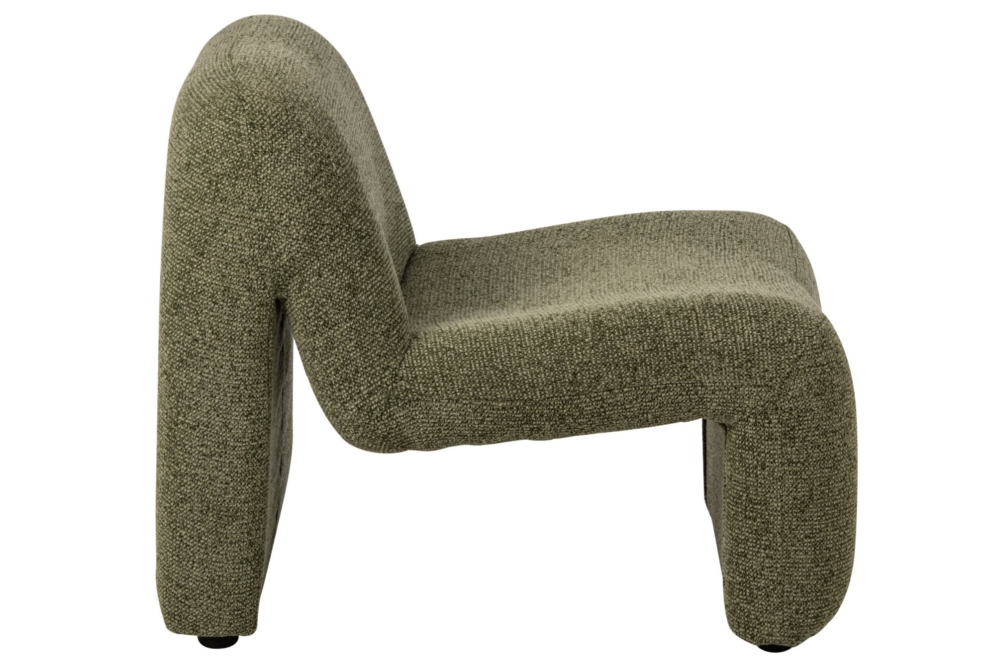 Lounge Sessel Margo Sperrholz/Stoff Grün