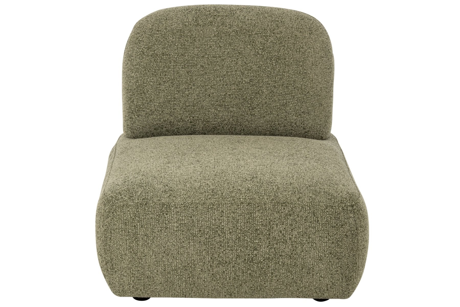 Modulares Sofa Olivia Sperrholz/Stoff Grün