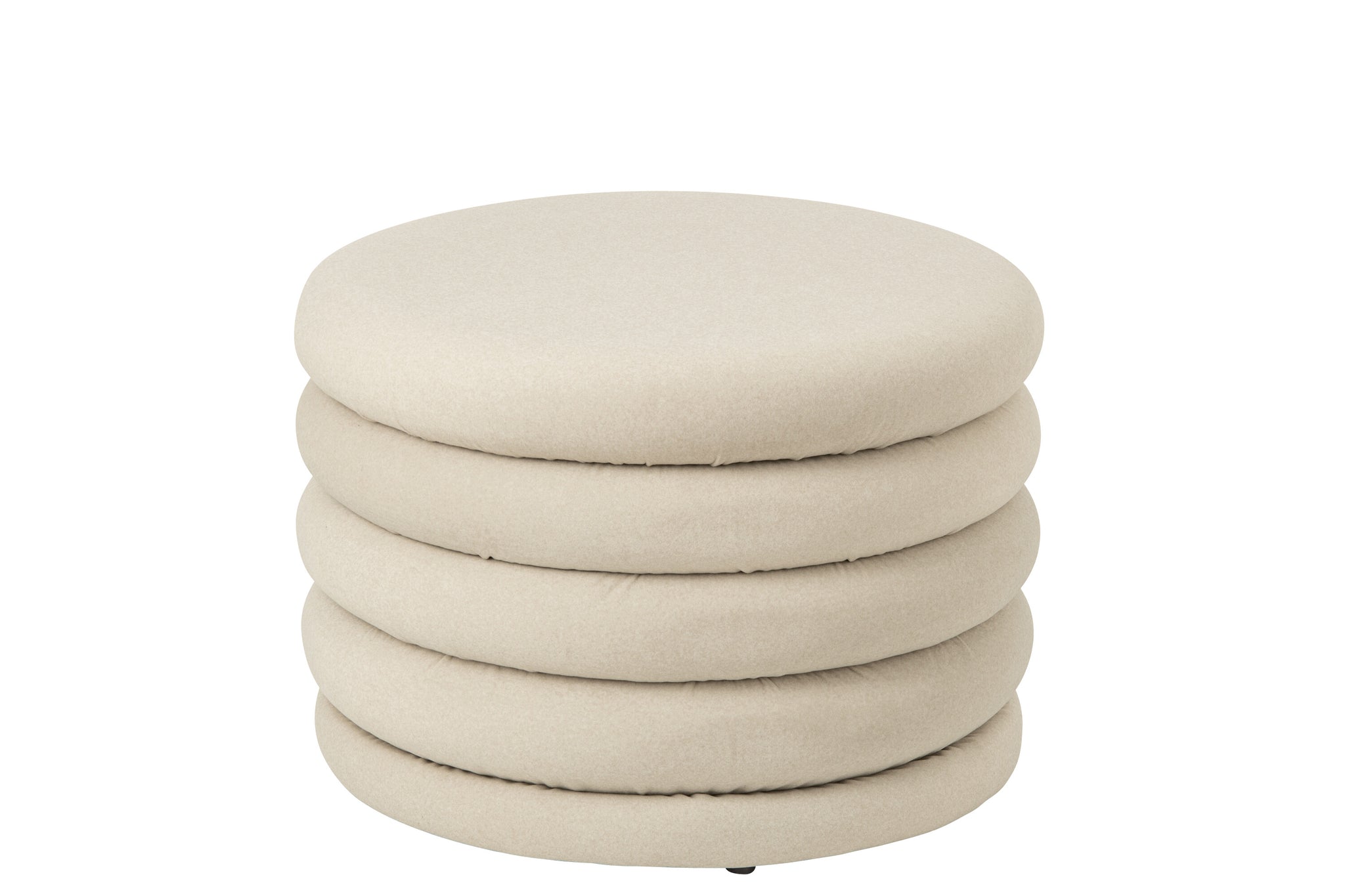 Pouffe Mich Plywood Ecru