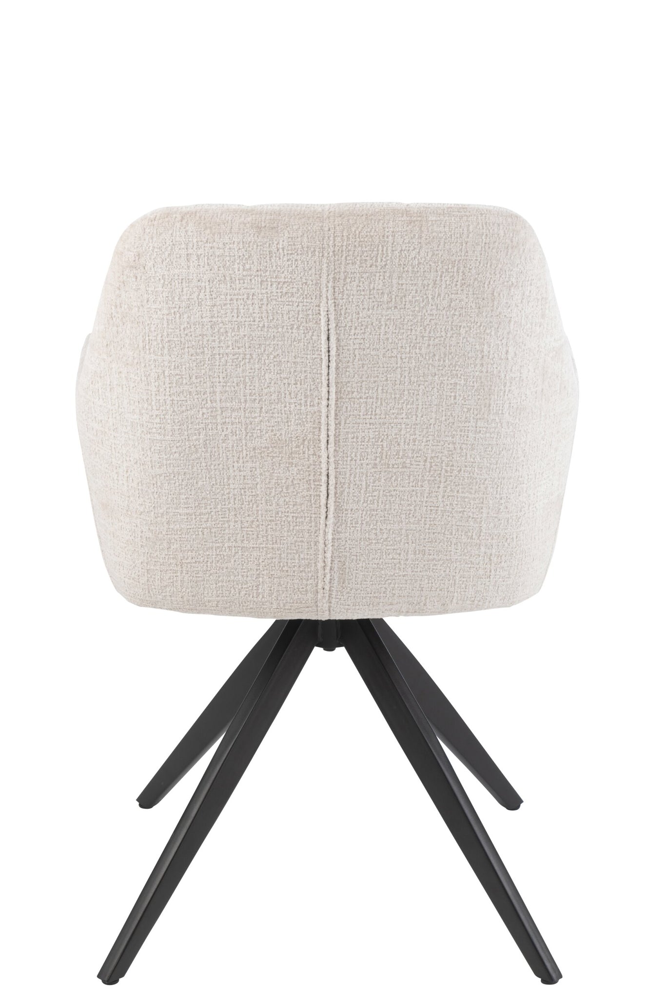 Esszimmerstuhl Louna Swivel Rücken Eisen Ecru