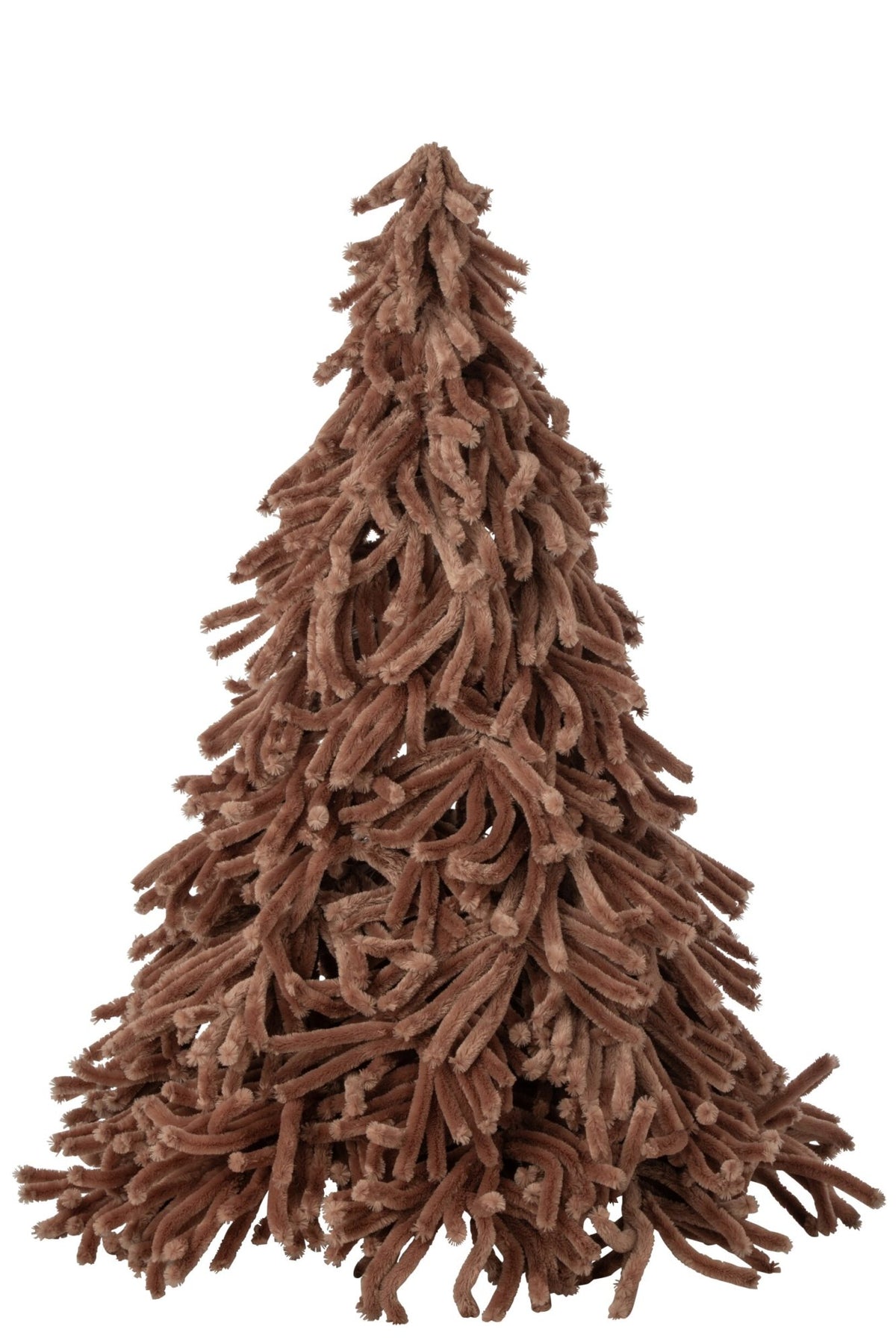 Kerstboom Fluffy – polyester, camel, 180 cm