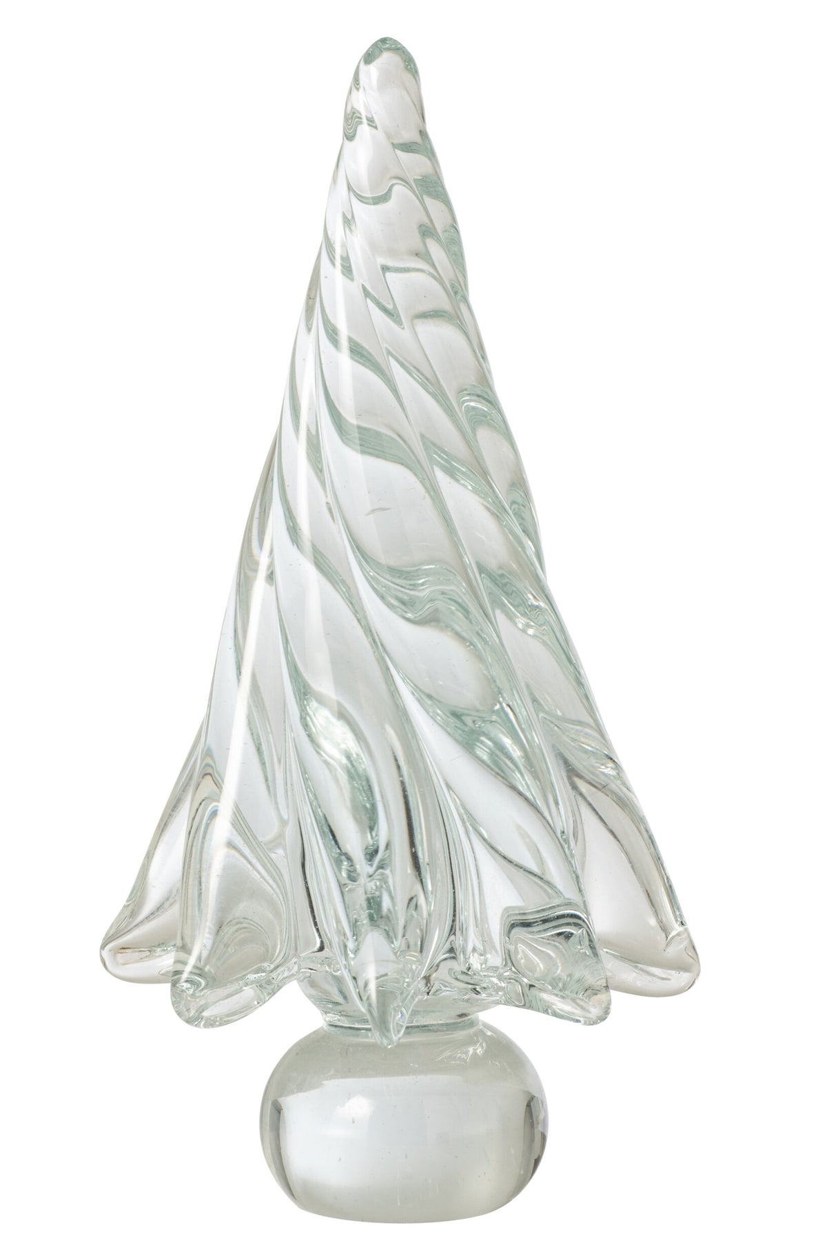 Glazen kerstboom – glas, transparant, 24 cm