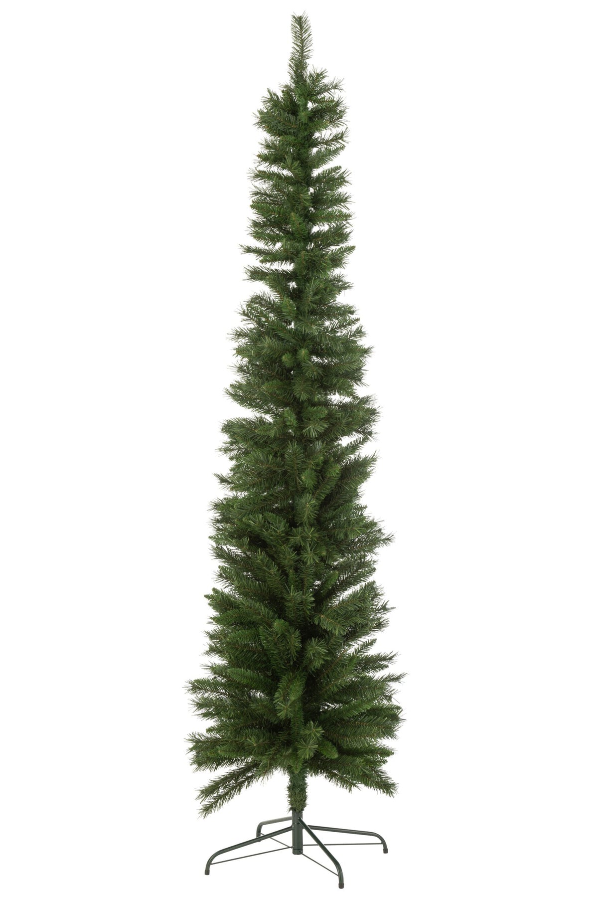 Kunstkerstboom slank – kunststof, groen, 240 cm