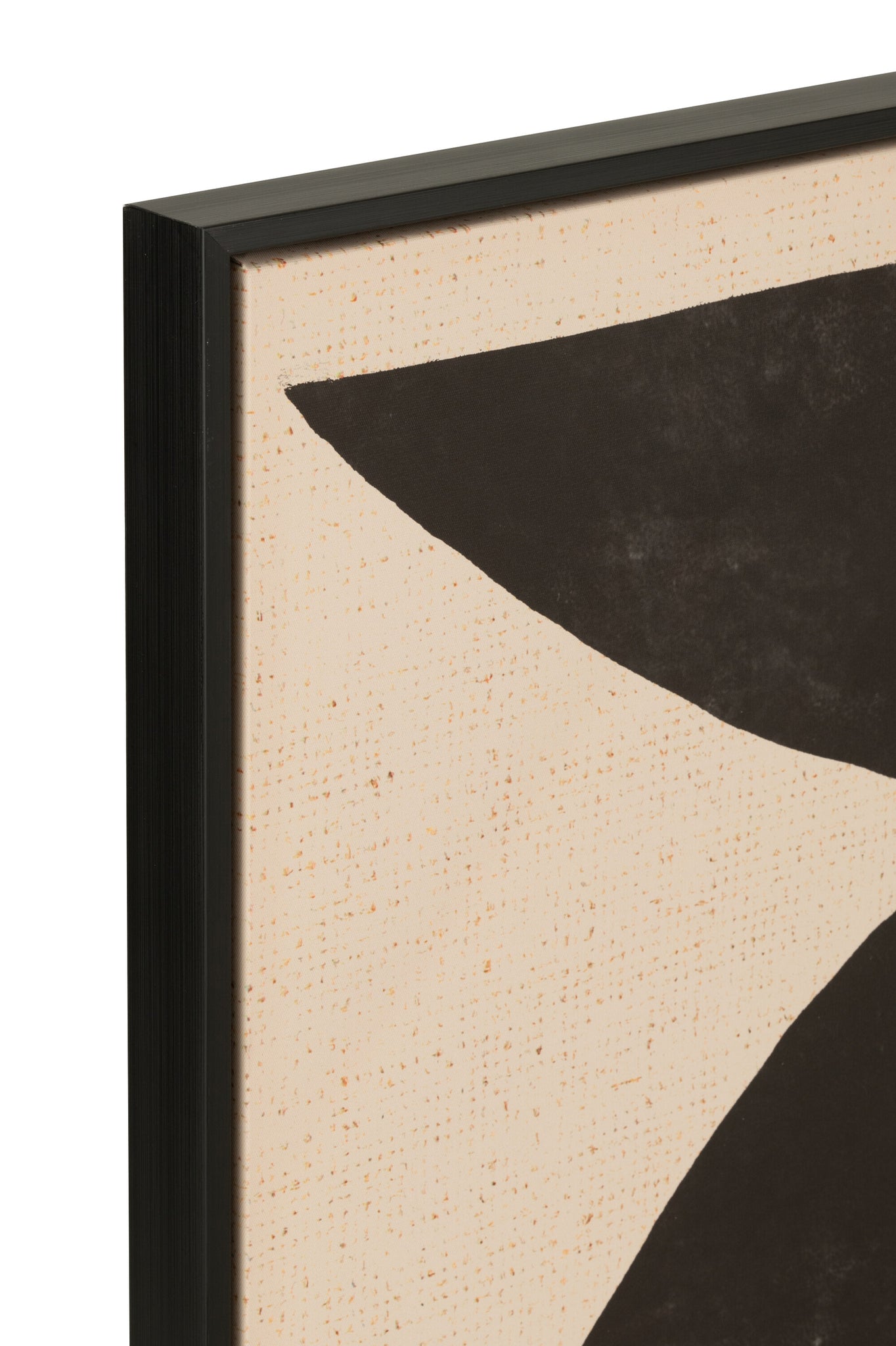 Frame Shapes Ethnic Wood/Canvas Brown/Black