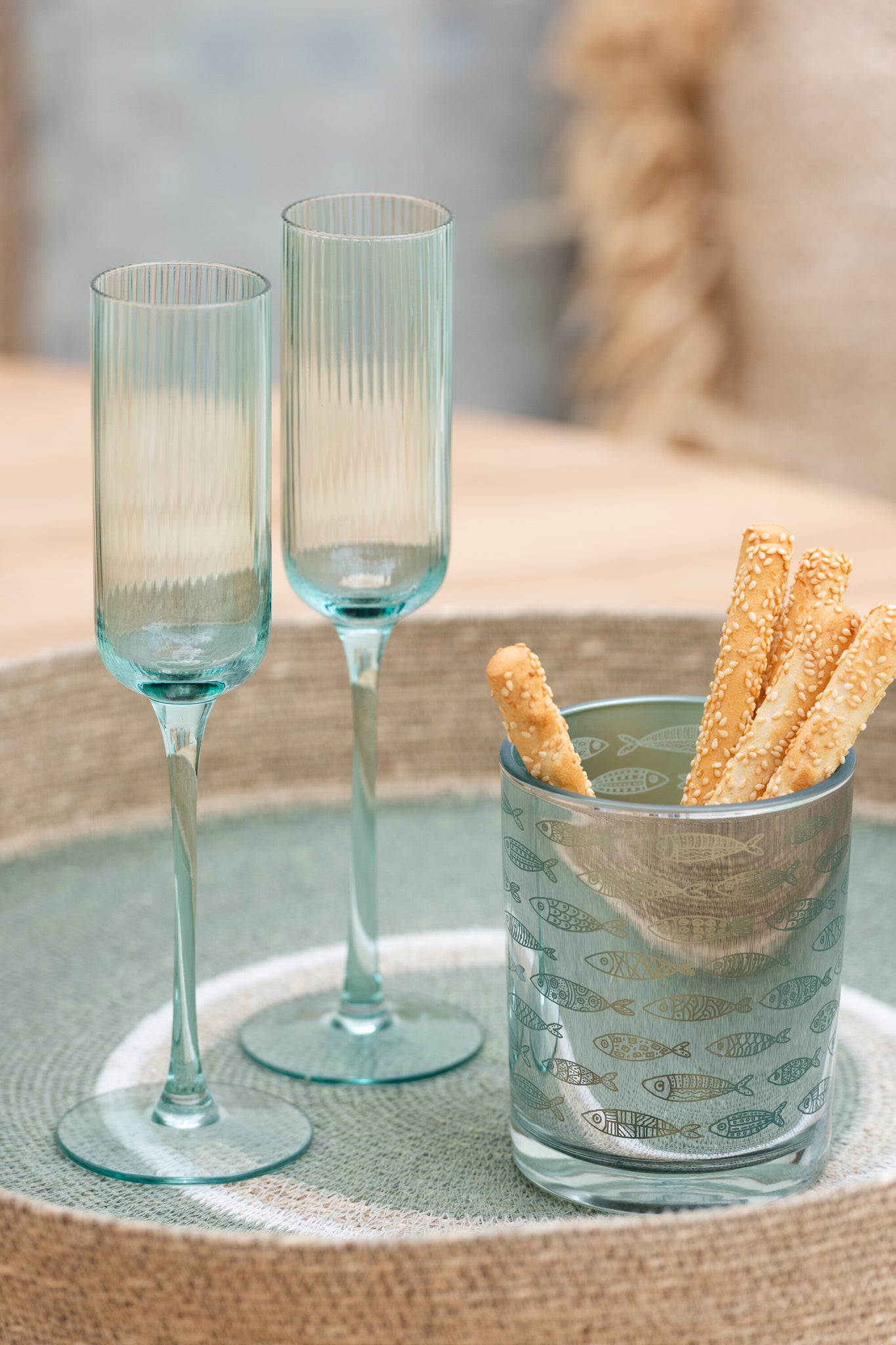 Verre A Champagne Louise Verre Menthe
