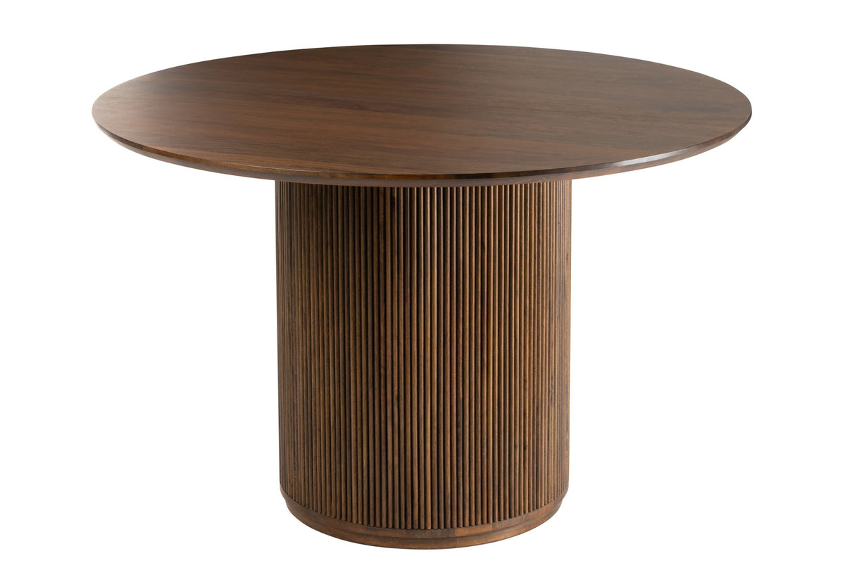 Eettafel Vincent – mangohout, bruin, 120 x 120 x 76 cm