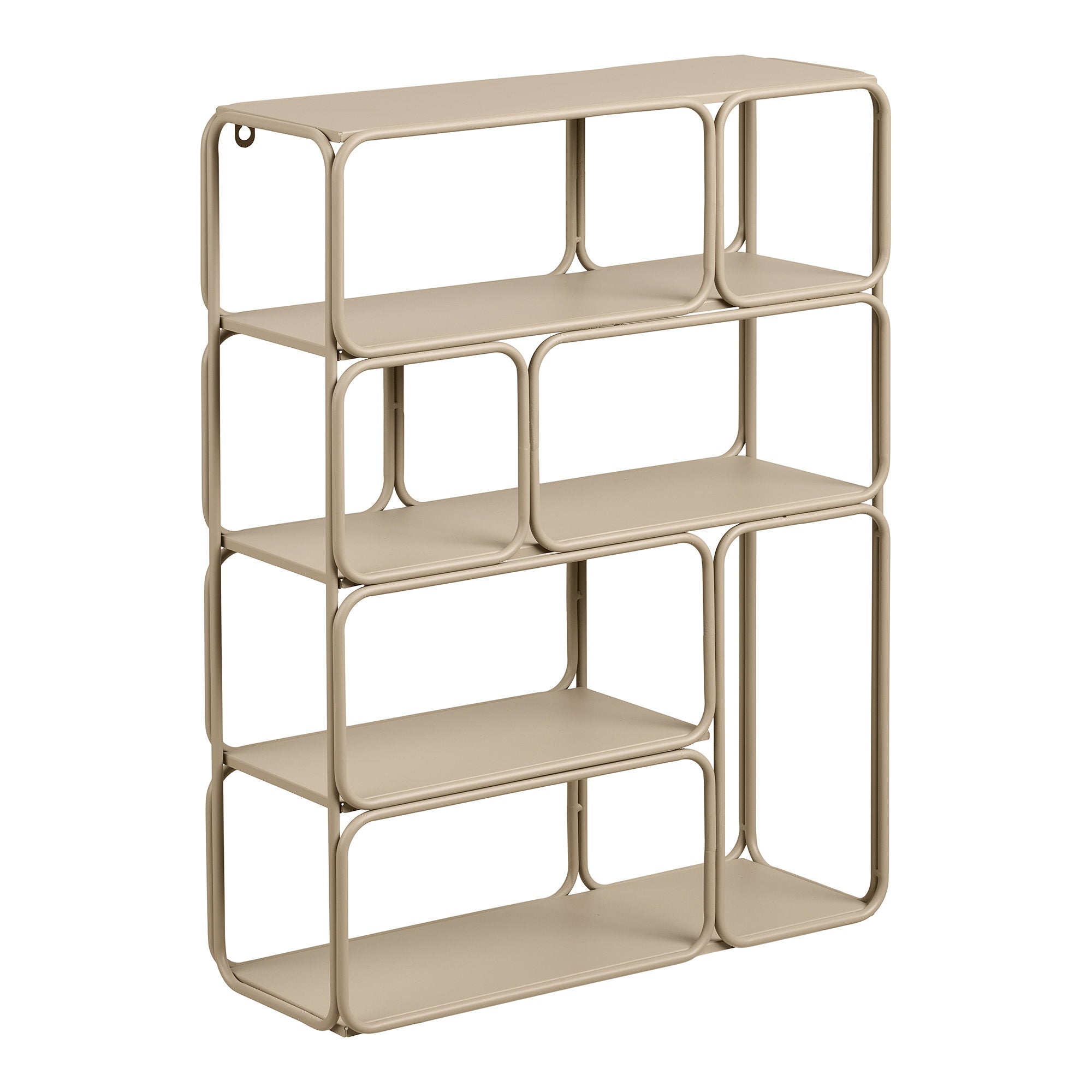 Lanciano wandplank van metaal in beige