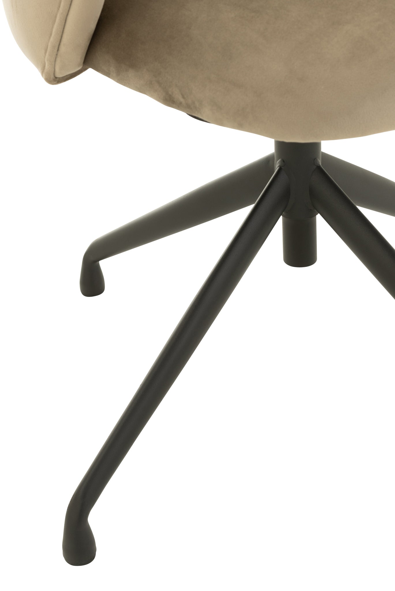 Chair Turn/Up/Down Velvet Dark Grey