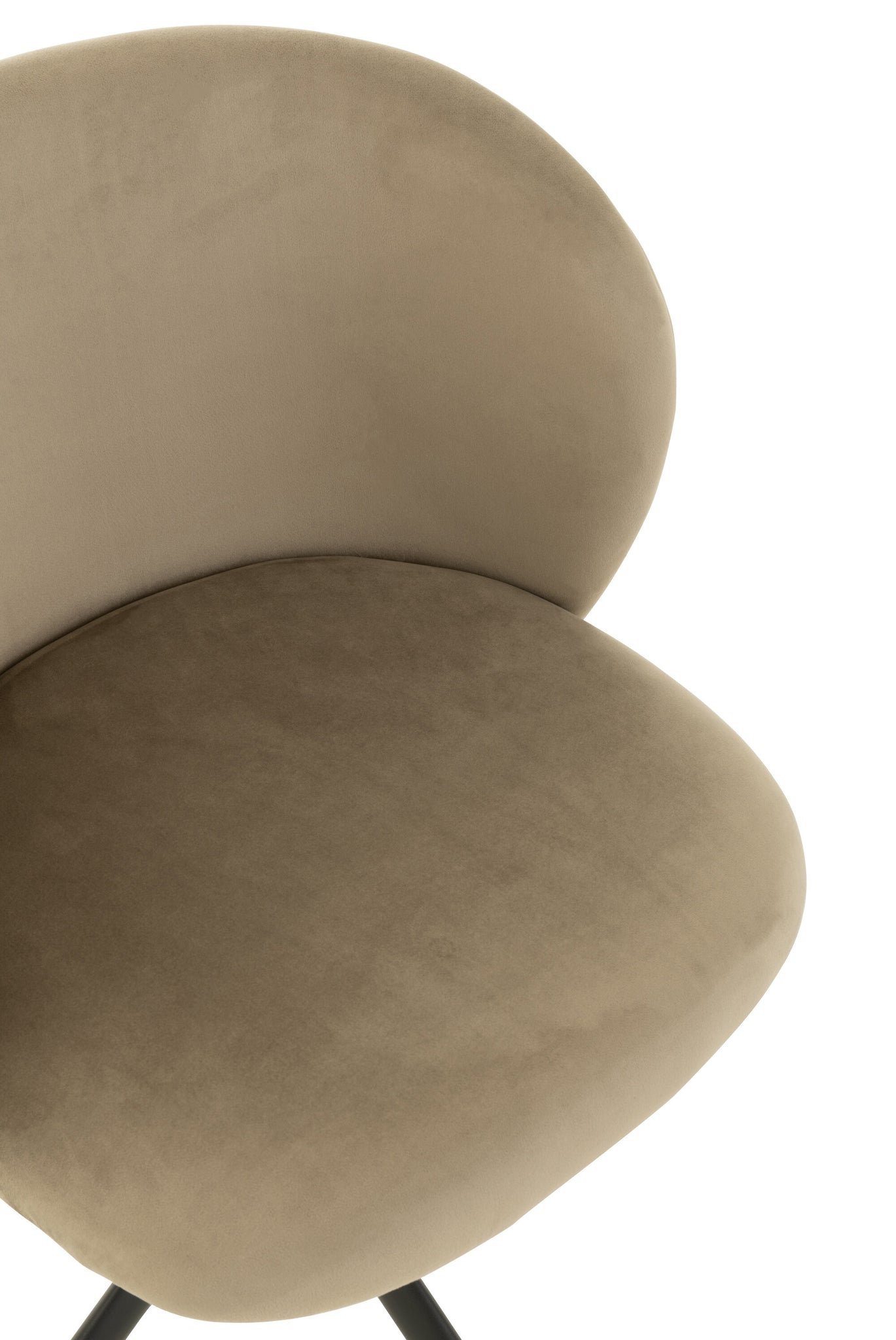 Chair Turn/Up/Down Velvet Dark Grey