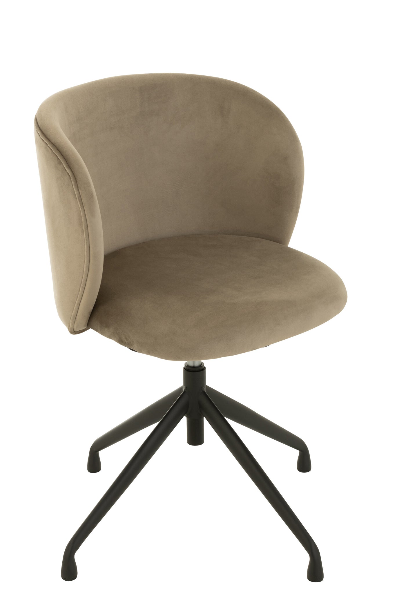 Chair Turn/Up/Down Velvet Dark Grey