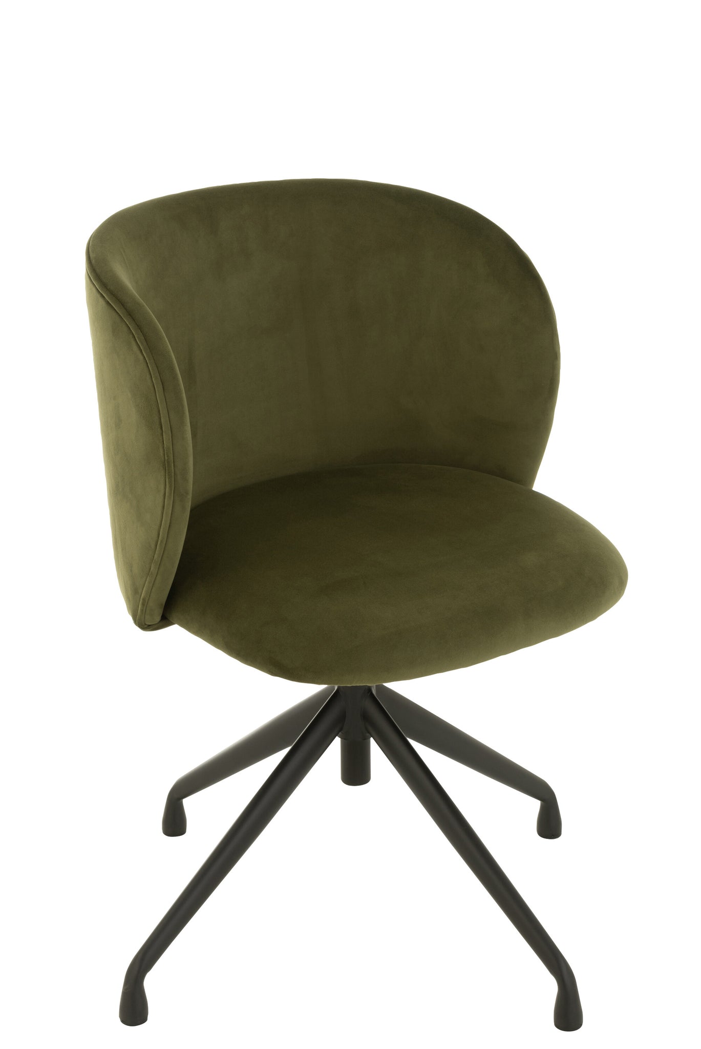 Chair Turn/Up/Down Velvet Dark Green
