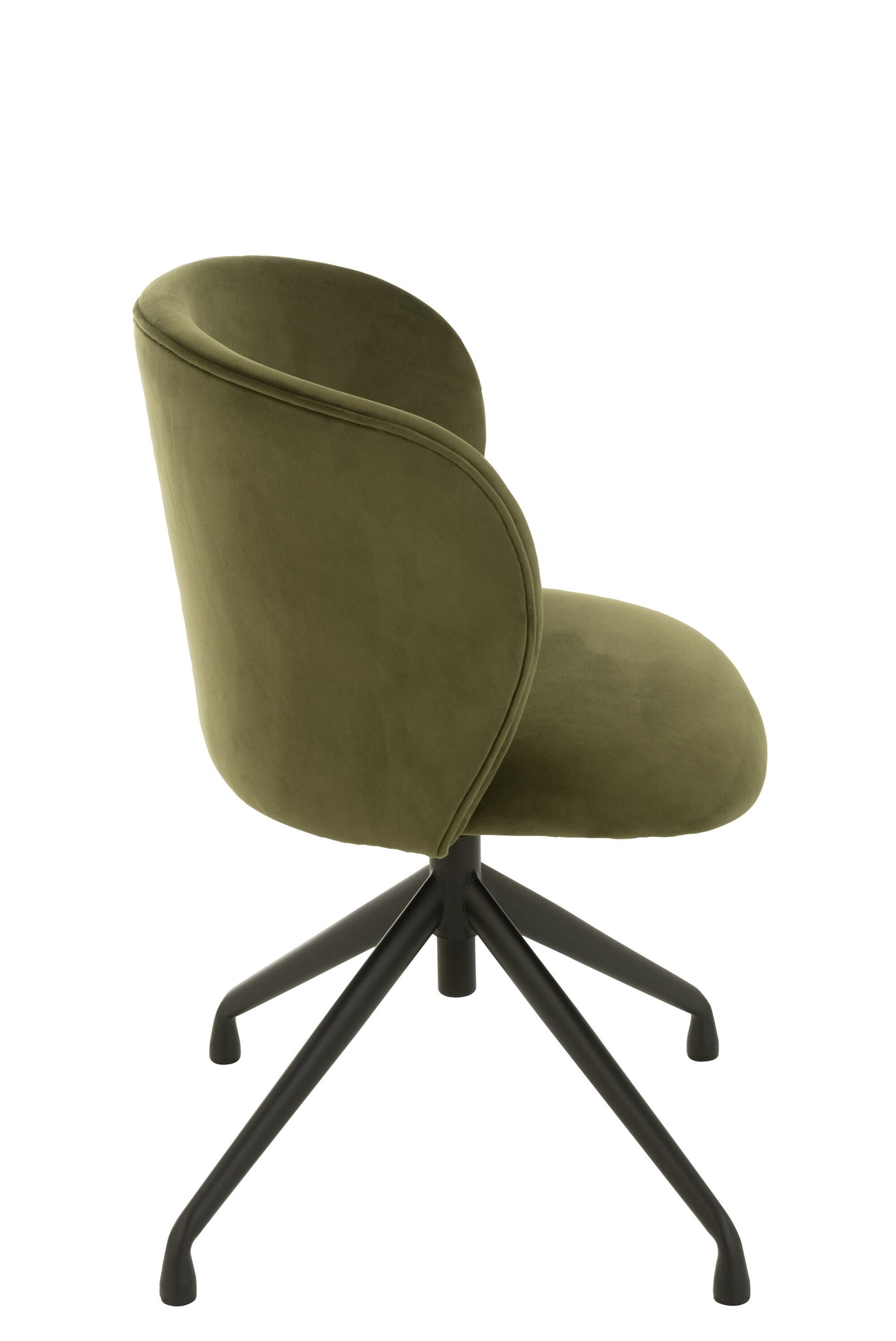 Chair Turn/Up/Down Velvet Dark Green