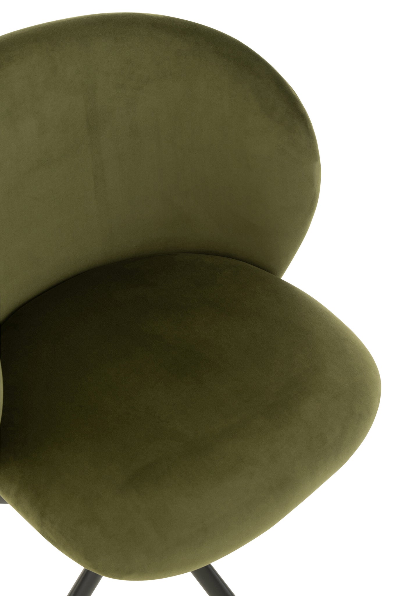 Chair Turn/Up/Down Velvet Dark Green