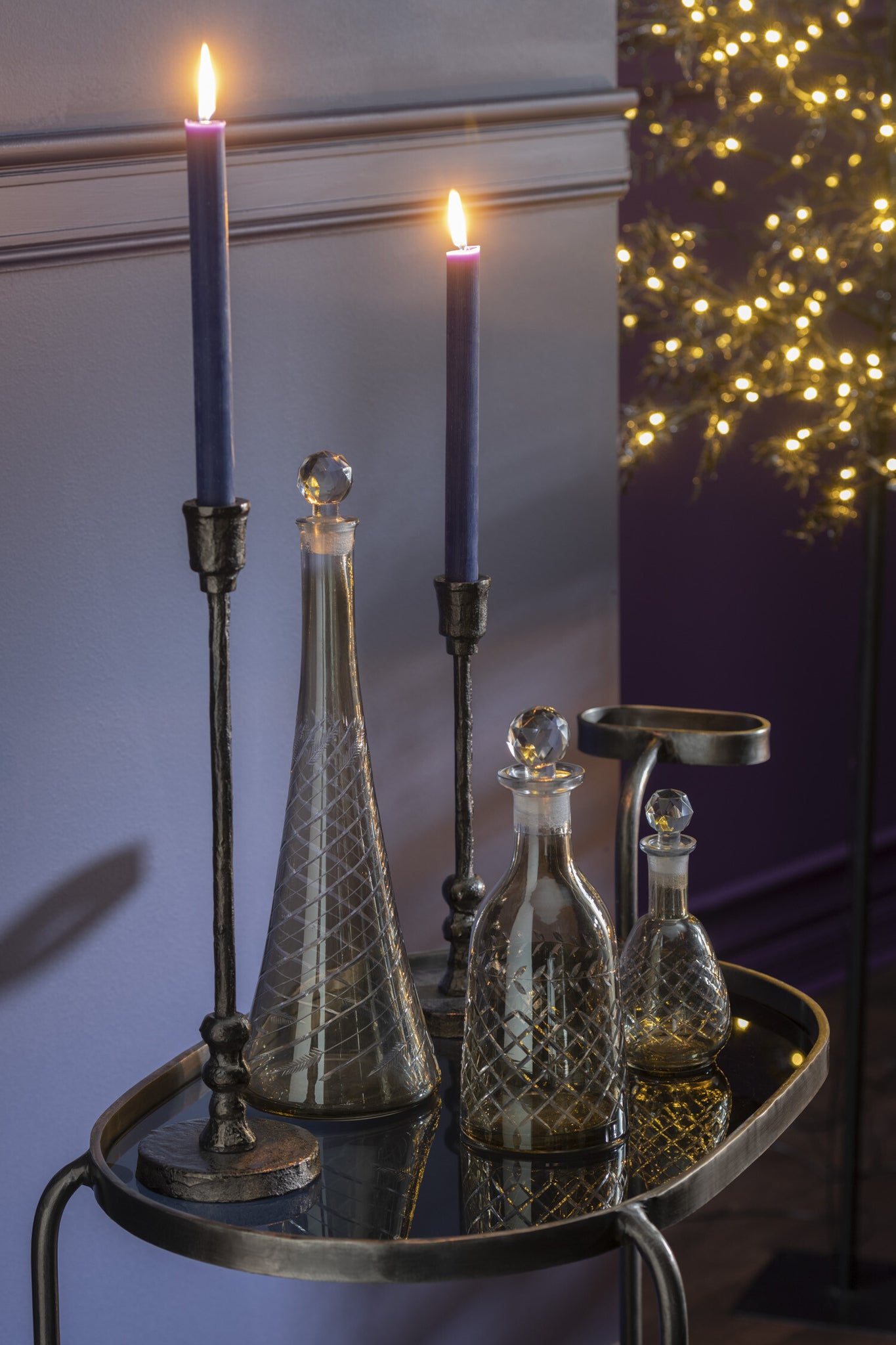 Carafe Stem Glass Smoke