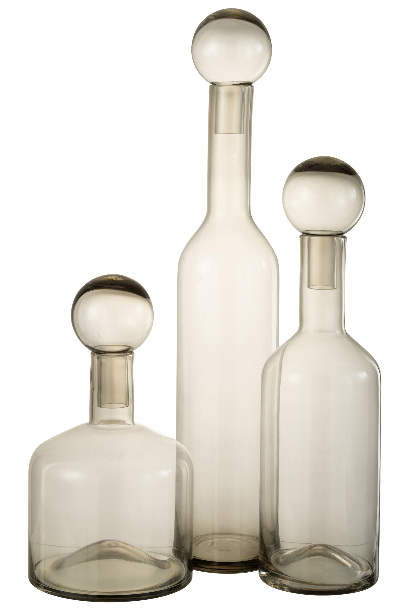 Bottle Deco Norma Glass Gray Large