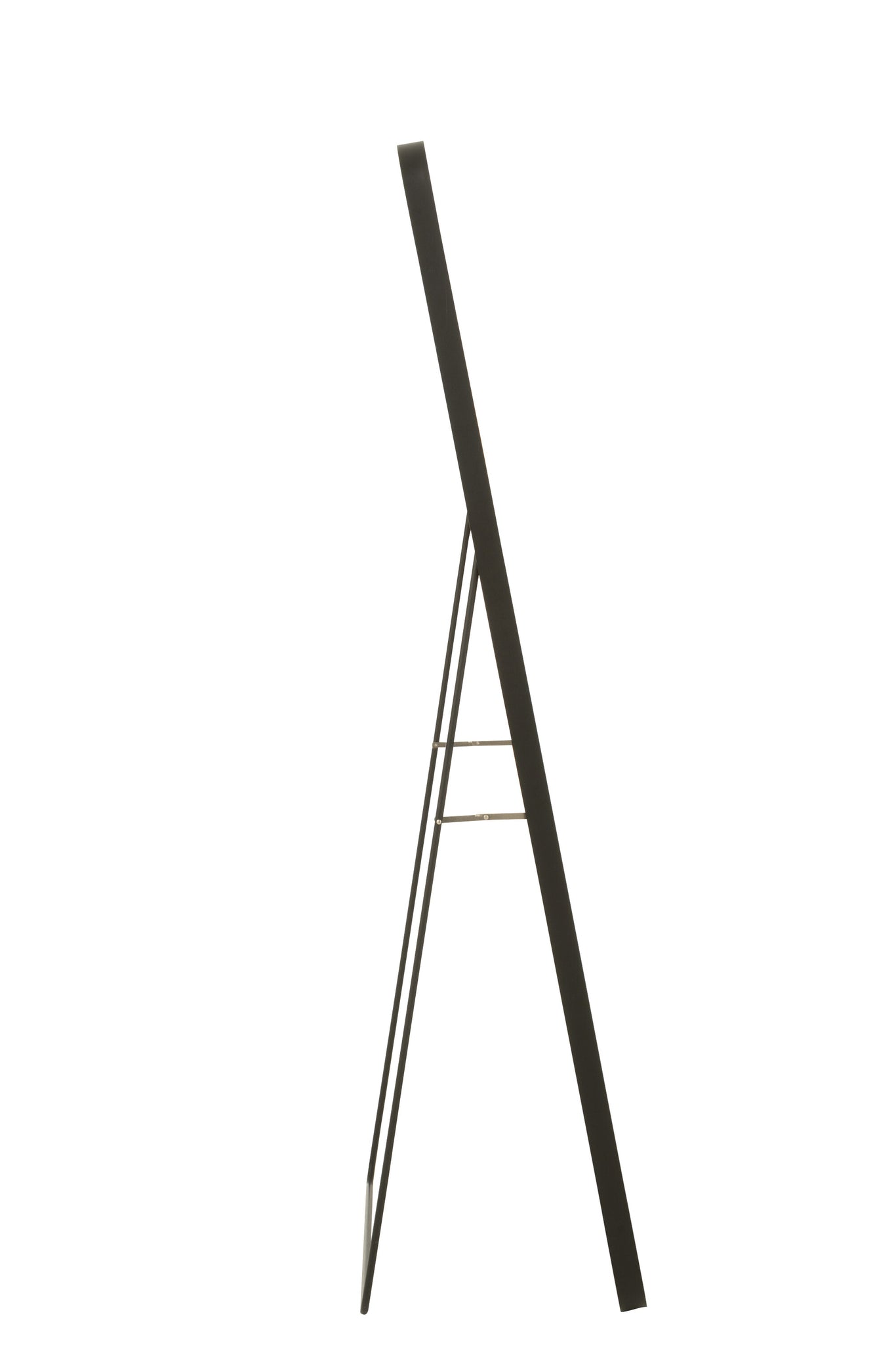 Mirror On Foot Rectangle Gl/Met Bl