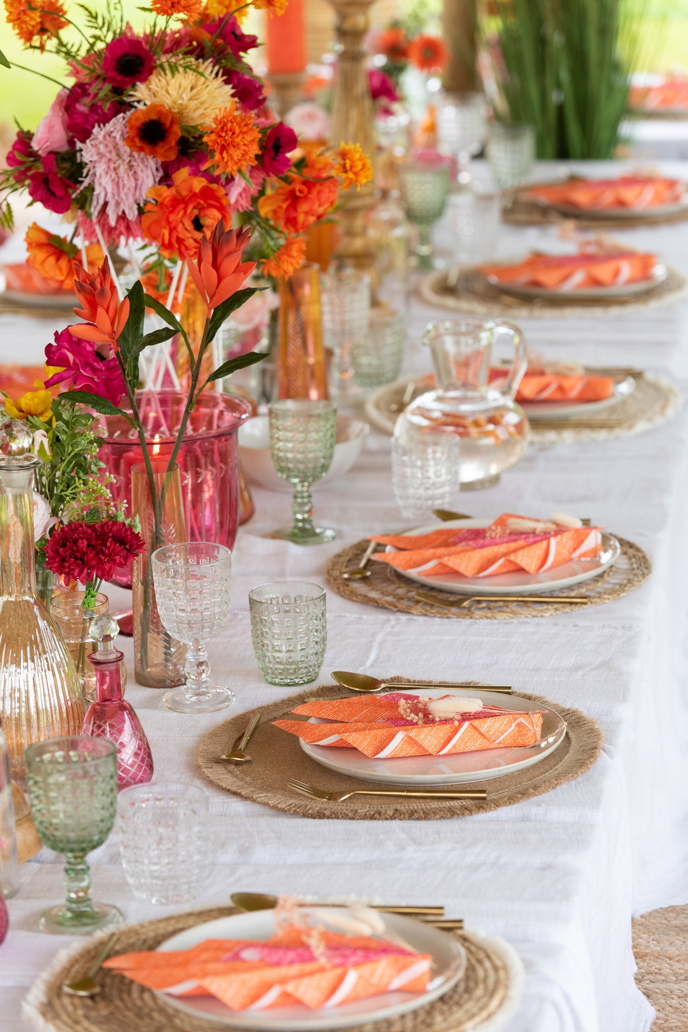 Glass Embossed Design Glass Green