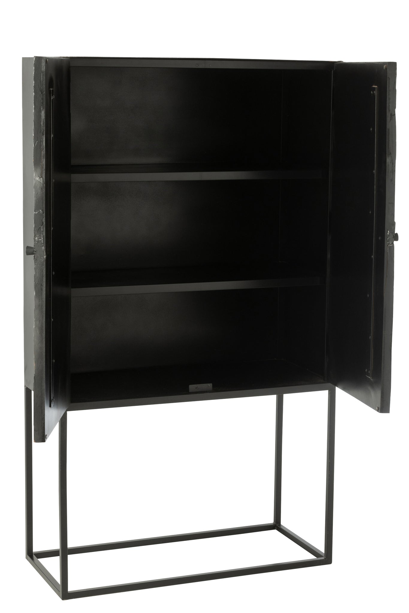 Cupboard Shanil Wood/Iron Black