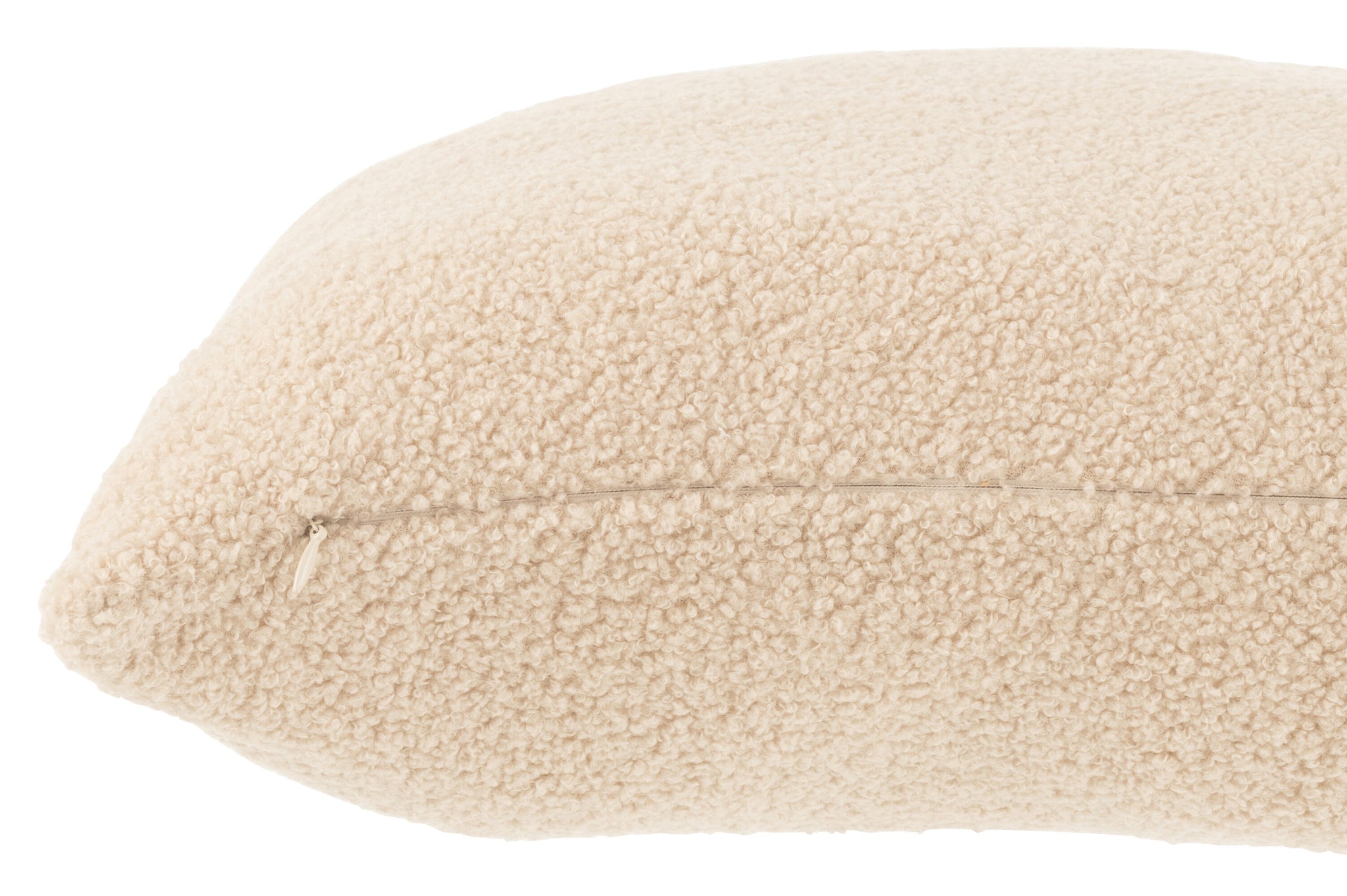 Cushion Teddy Bouclé Warm Beige