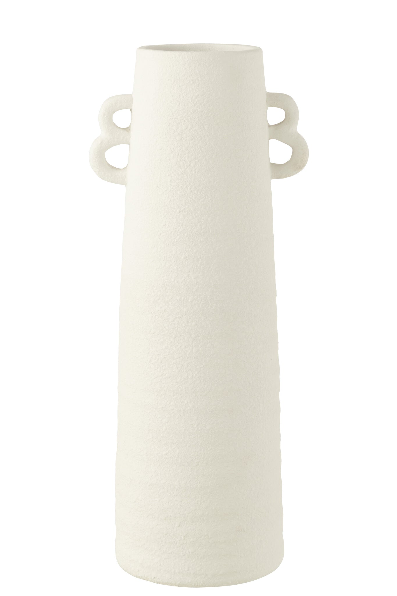 Vase Conical Clay White Large