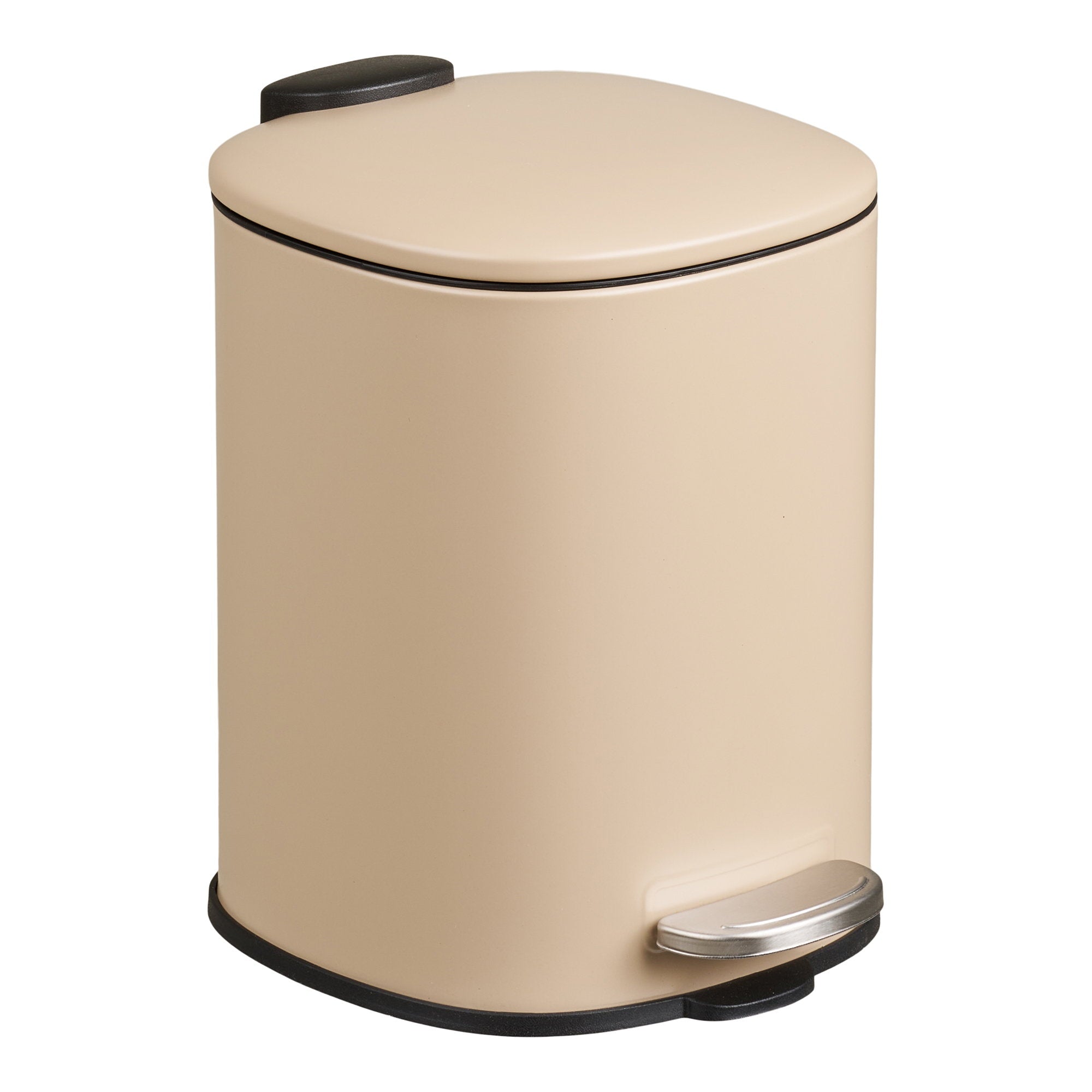 Lodi Pedal Bin - Pedal Bin with soft close, metal, beige, 3l