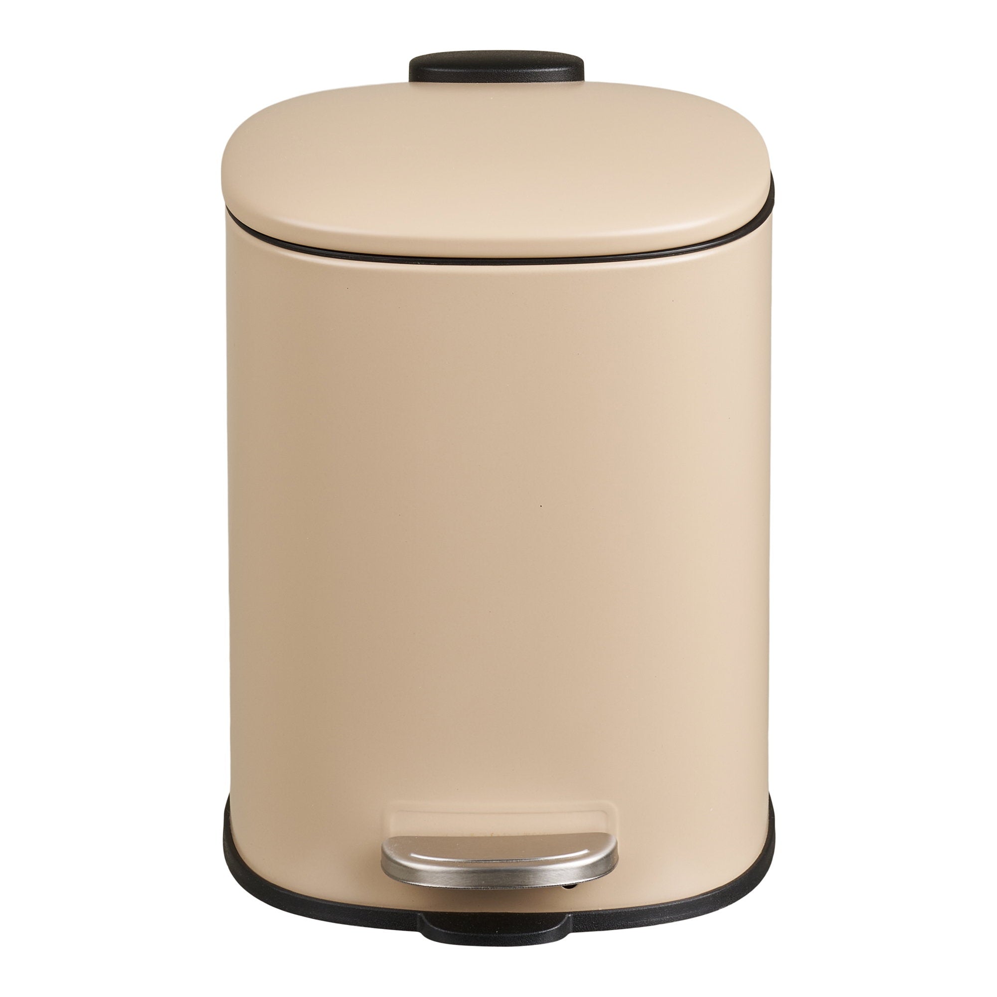 Lodi Pedal Bin - Pedal Bin with soft close, metal, beige, 3l