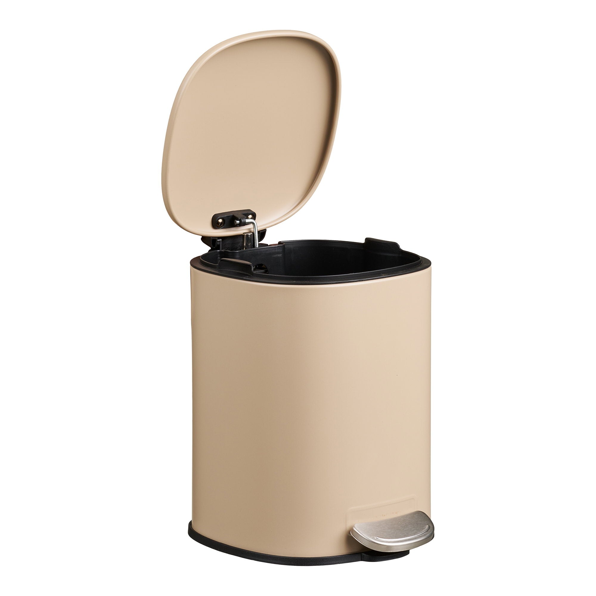 Lodi Pedal Bin - Pedal Bin with soft close, metal, beige, 3l