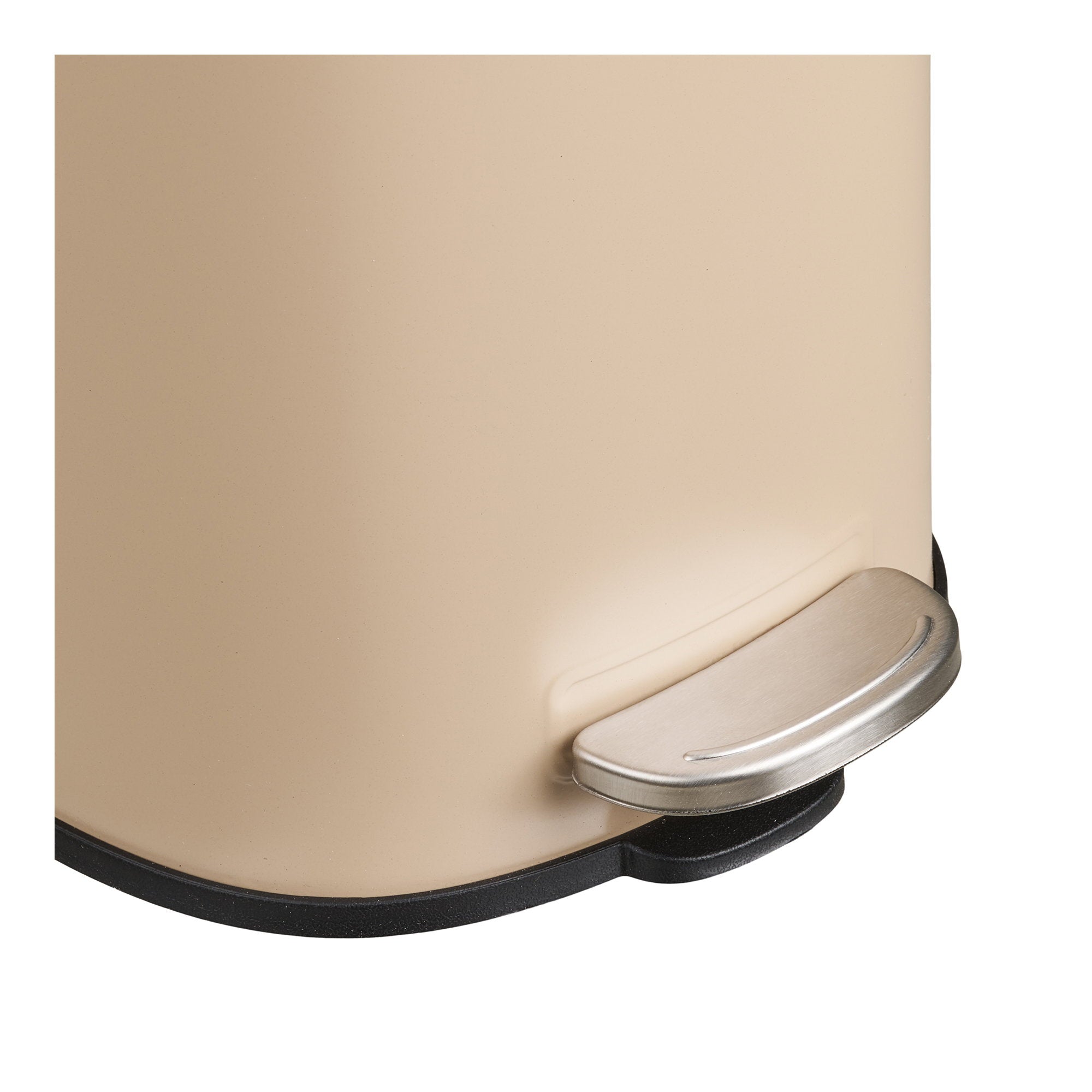 Lodi Pedal Bin - Pedal Bin with soft close, metal, beige, 3l