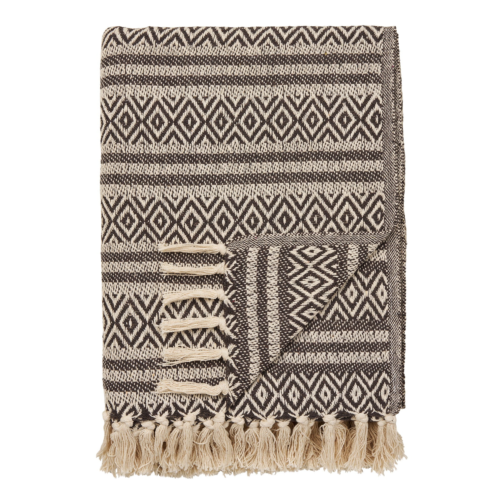 Adana plaid in bruin 130 x 180 cm