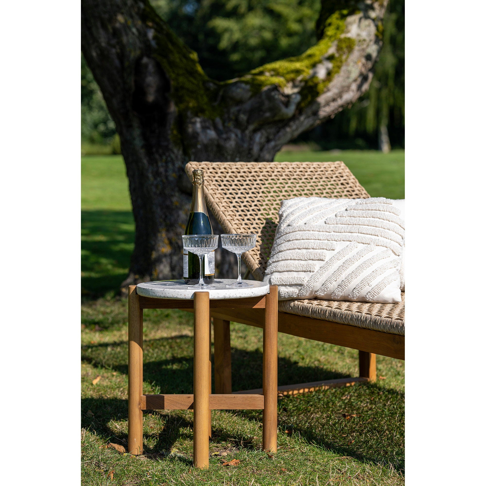 Albany Cushion - Cushion, white 45x45 cm