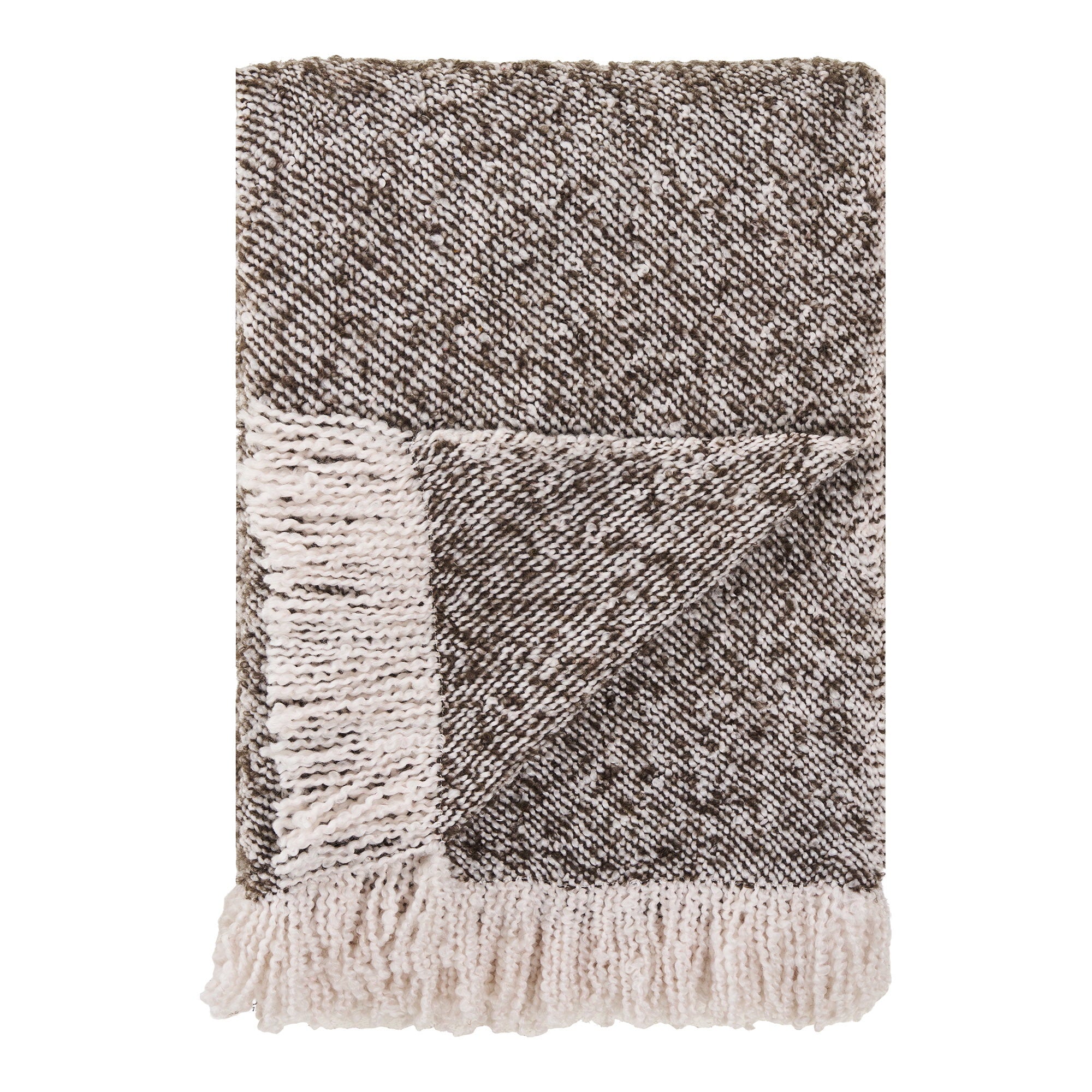 Sira Plaid - Plaid, beige/braun 130x180 cm