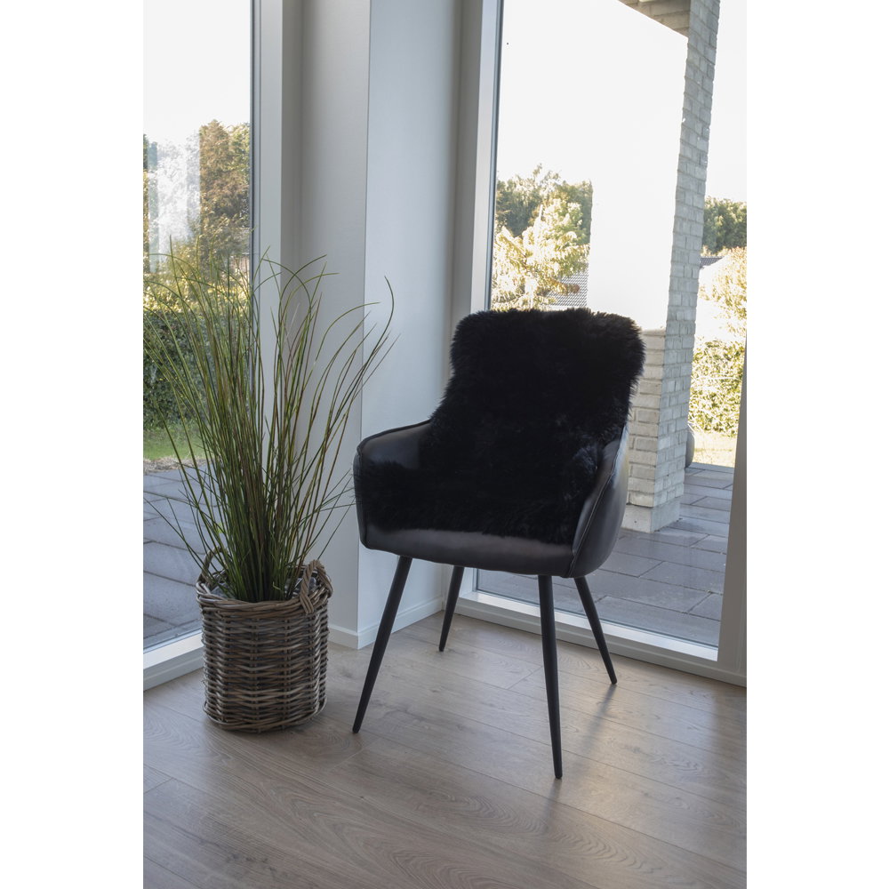 Schapenvacht – zwart, 50×85 cm