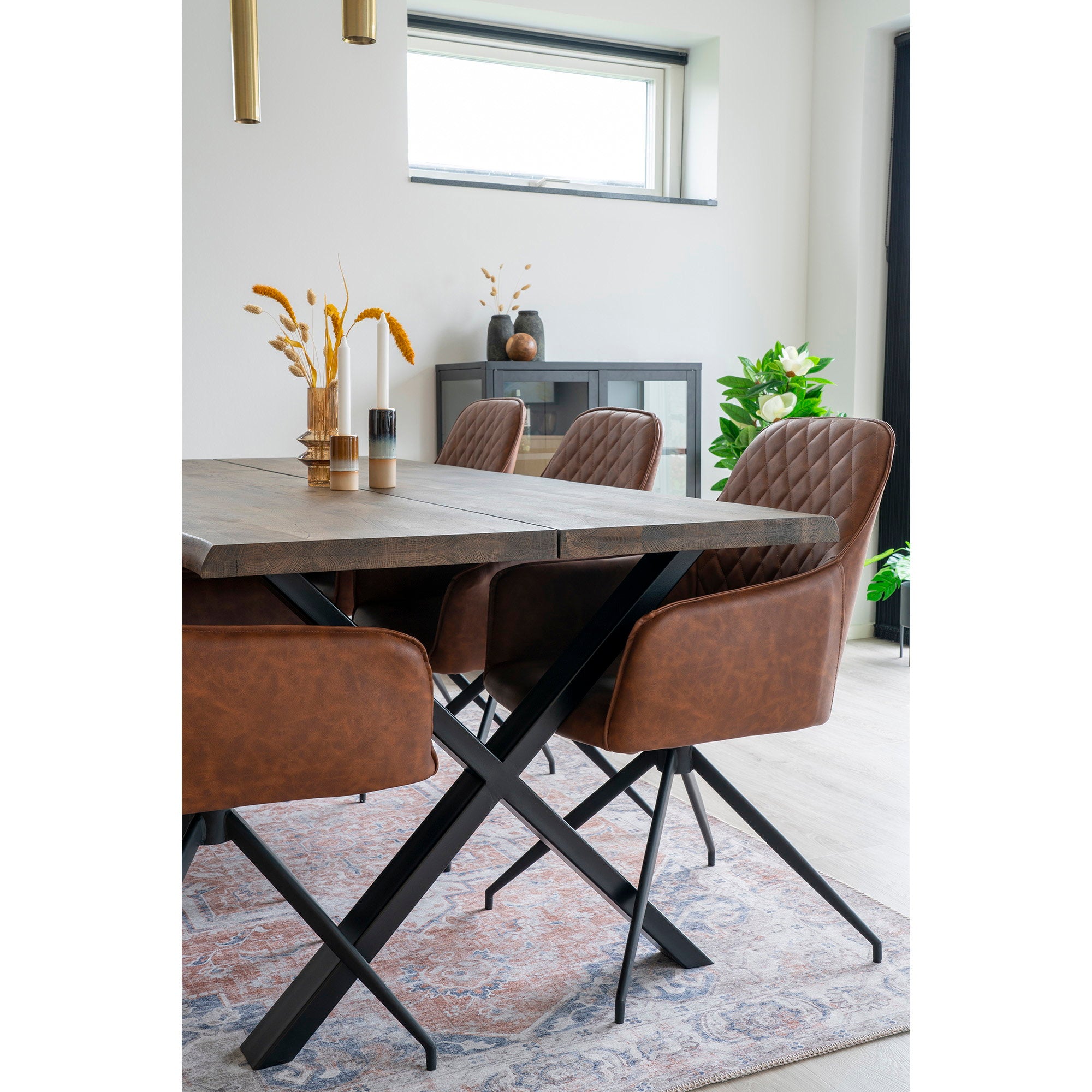 Havana Rug - Rug, orange/blue 160x230 cm