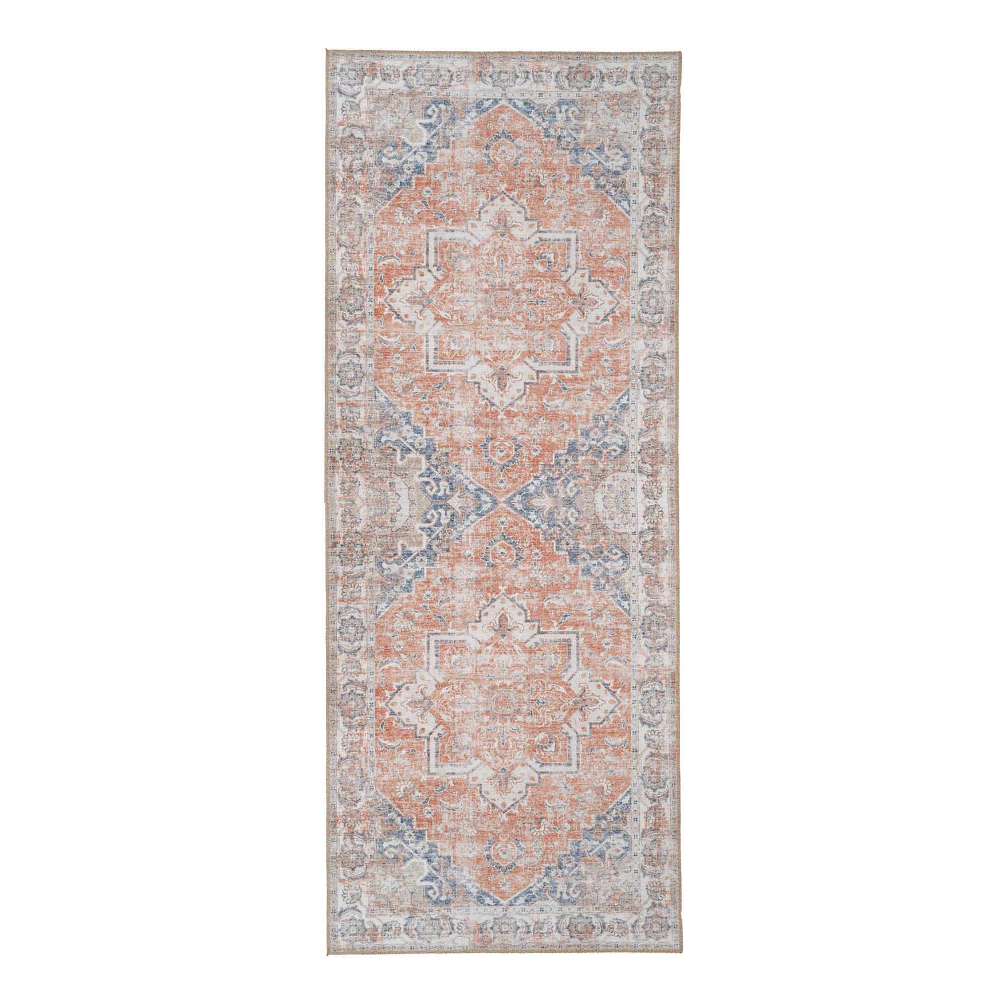 Havana Hallway Runner - Hallway Runner, orange/blue 80x200 cm