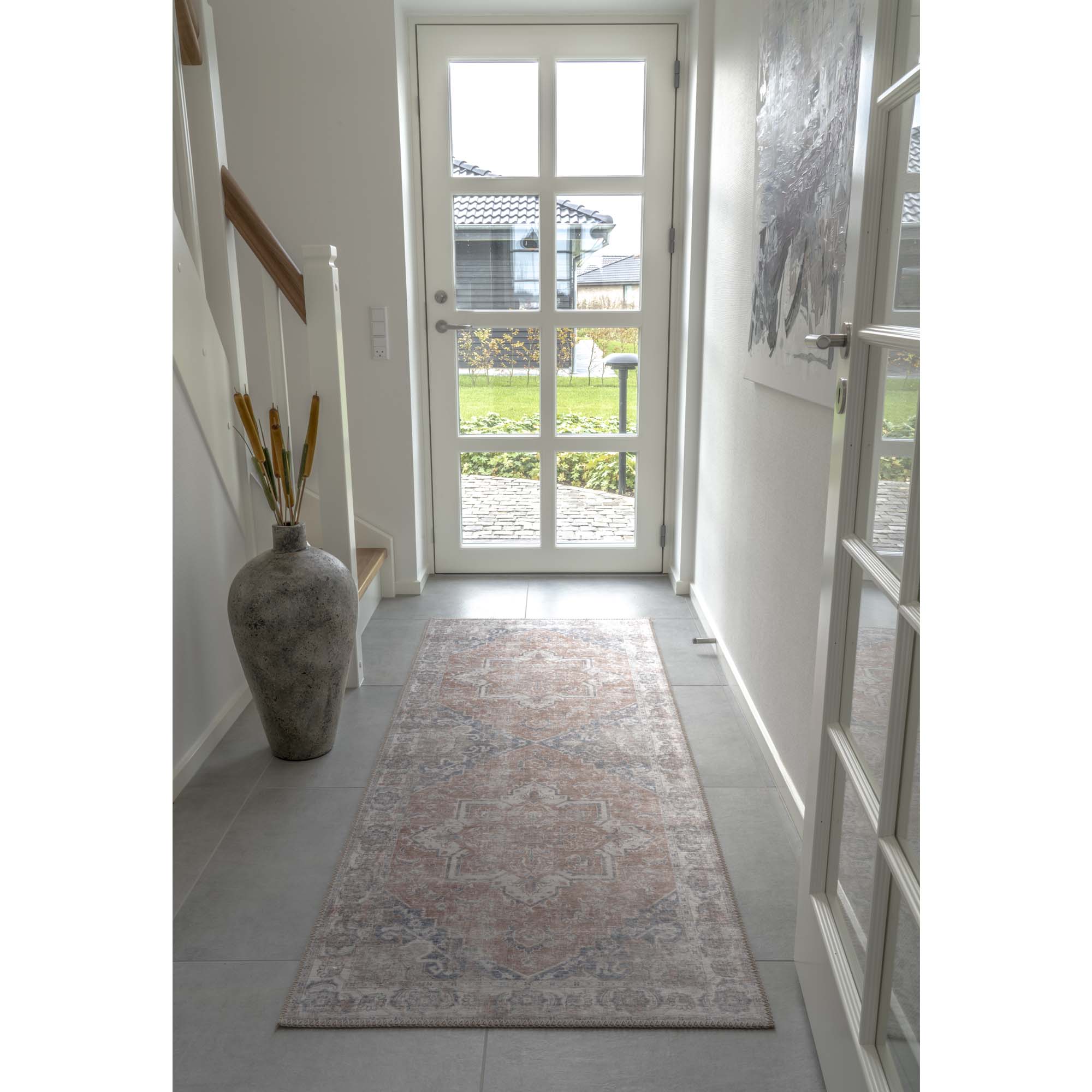 Havana Hallway Runner - Hallway Runner, orange/blue 80x200 cm