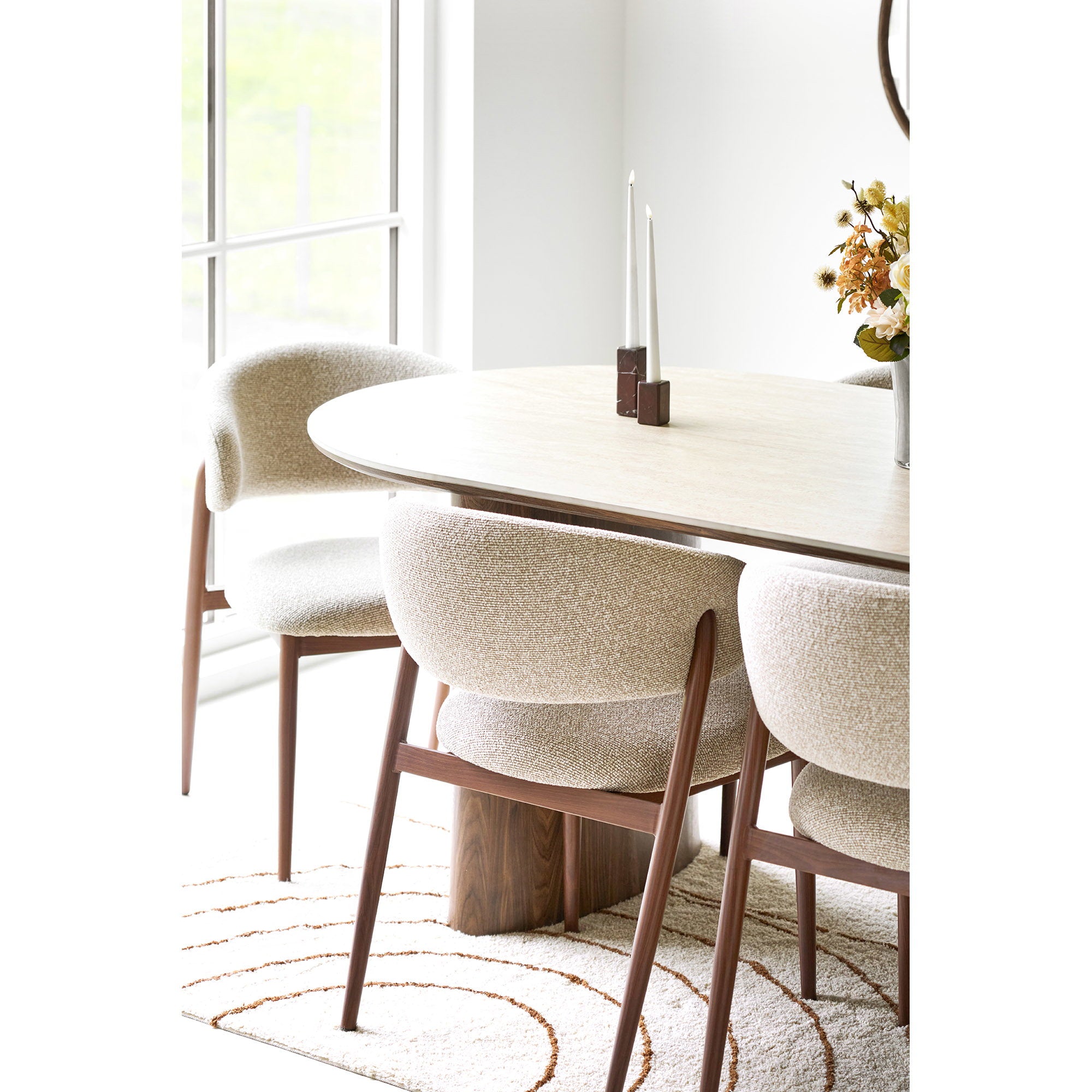 Tampa Rug - Teppich, Baumwolle mit Print, beige 160x230 cm