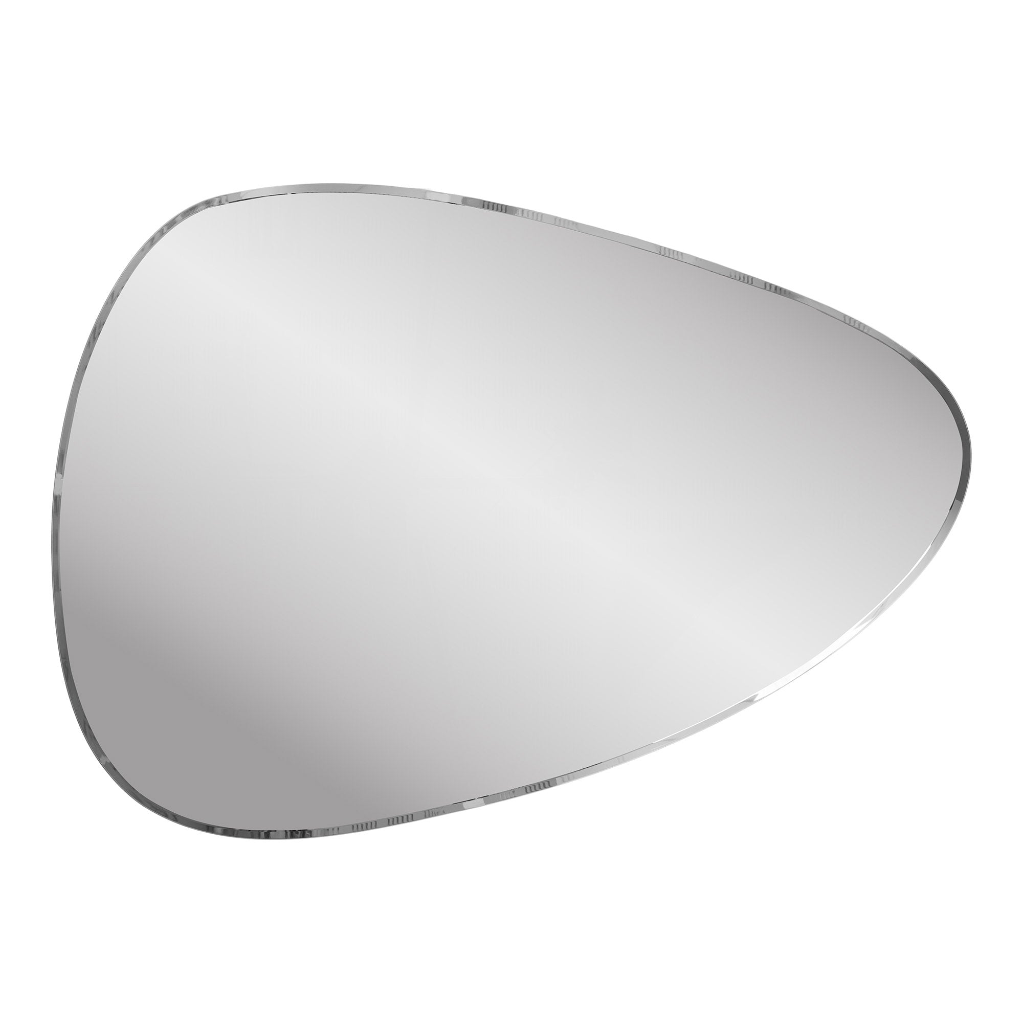 Devonport Wall mirror - Wall mirror, organic shape, facet 70x100 cm