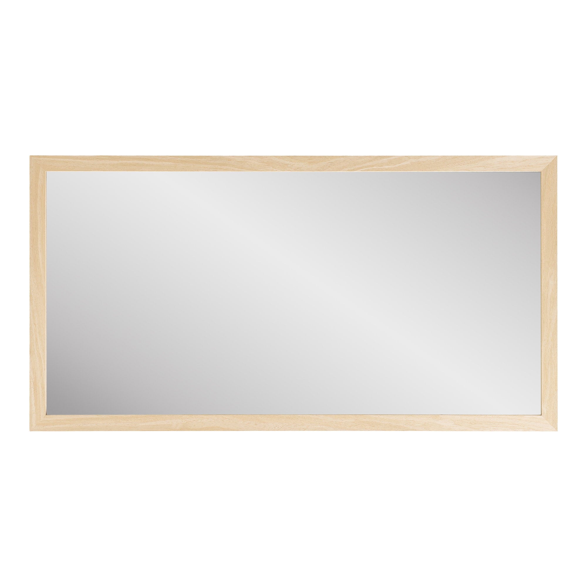 Scottsdale Wandspiegel – Wandspiegel, Holzrahmen, Natur 45x75 cm