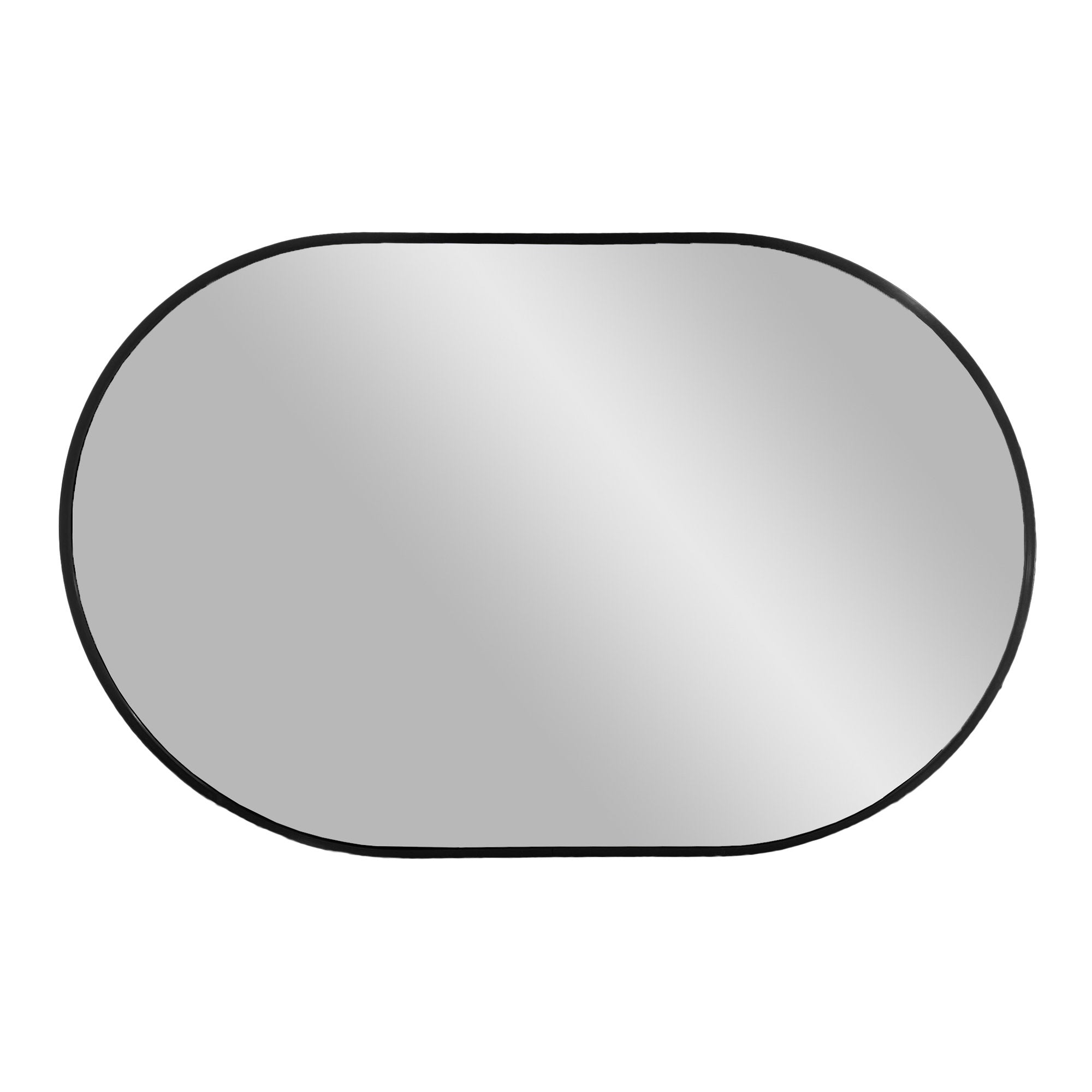 Madrid Mirror - Mirror, aluminium, black 50x80 cm