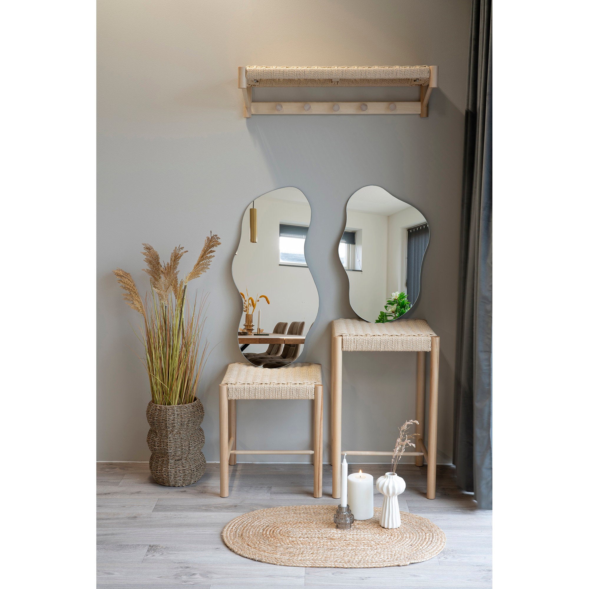 Palermo Mirror - Mirror, organic form 40x60 cm