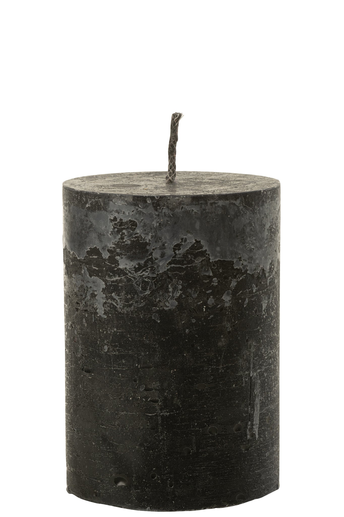 Outdoor Candle Pillar Paraffin Black Medium-95Hours