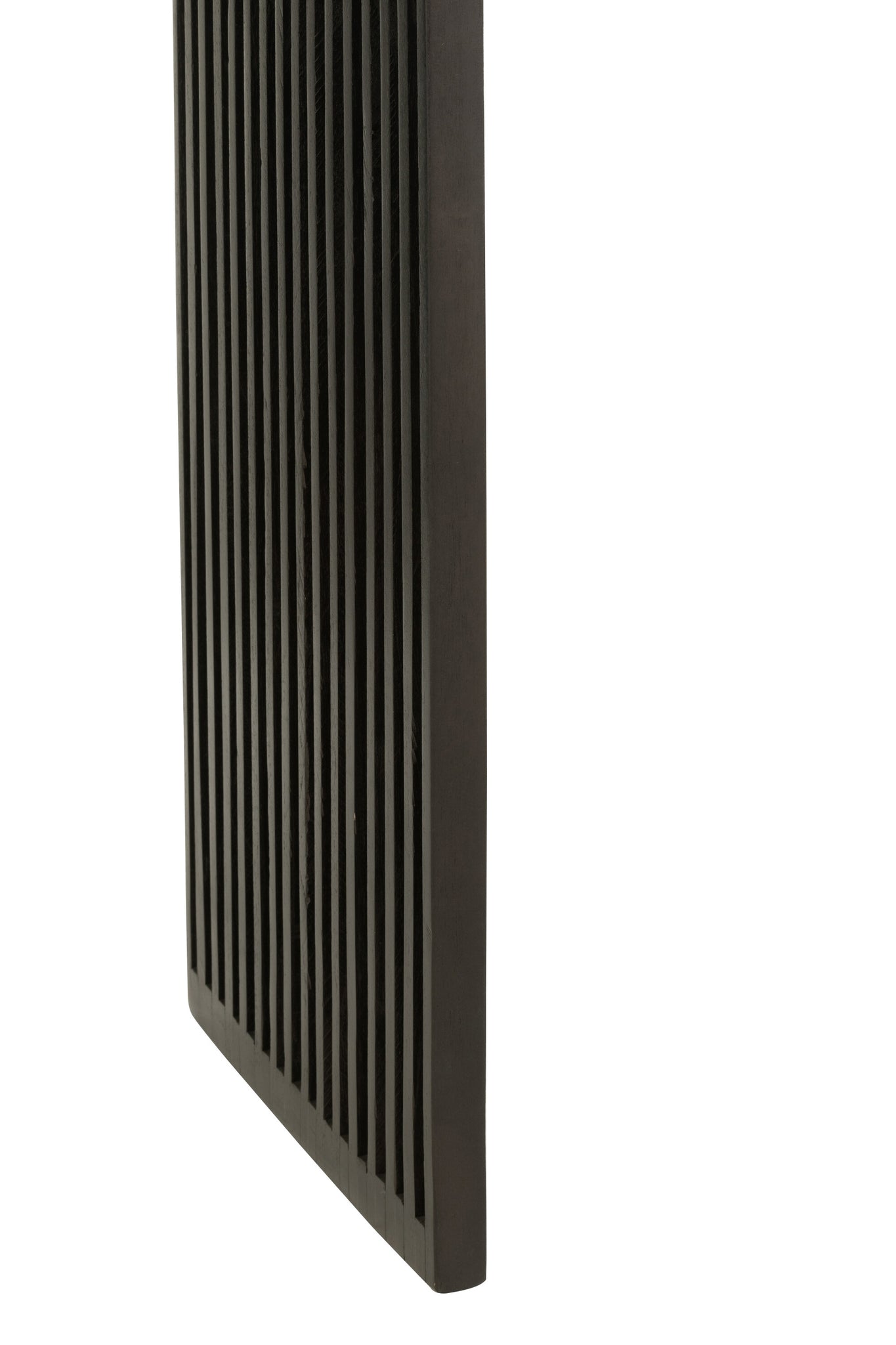 2er-Set Konsolen mit Ablage, recyceltes Teakholz, Schwarz