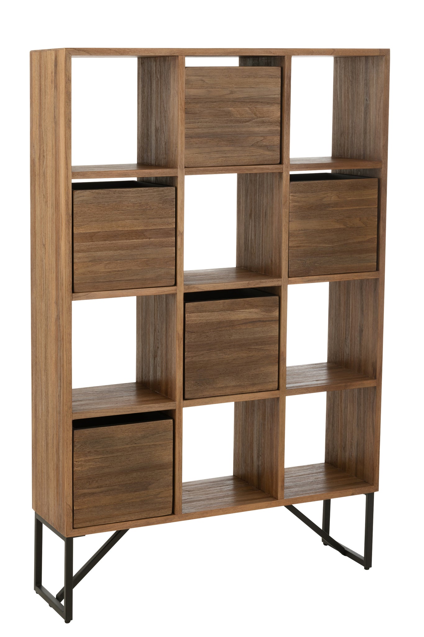 aufbewahrung regal holz Regal Holz mit Schubladen