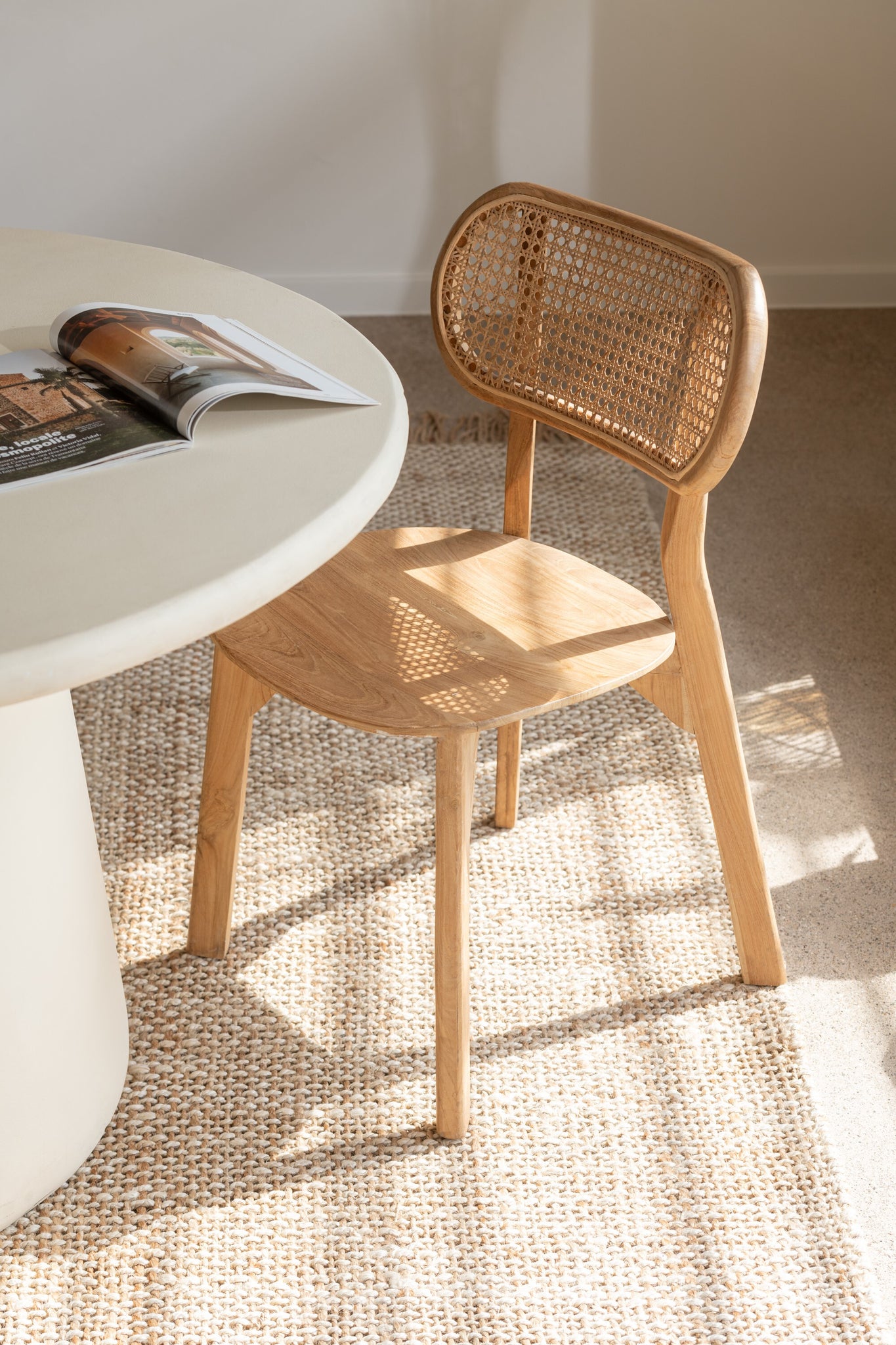Stuhl Peanut Teakholz Natur
