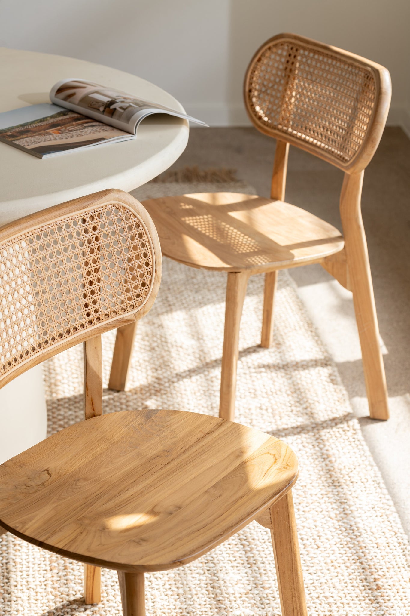 Stuhl Peanut Teakholz Natur