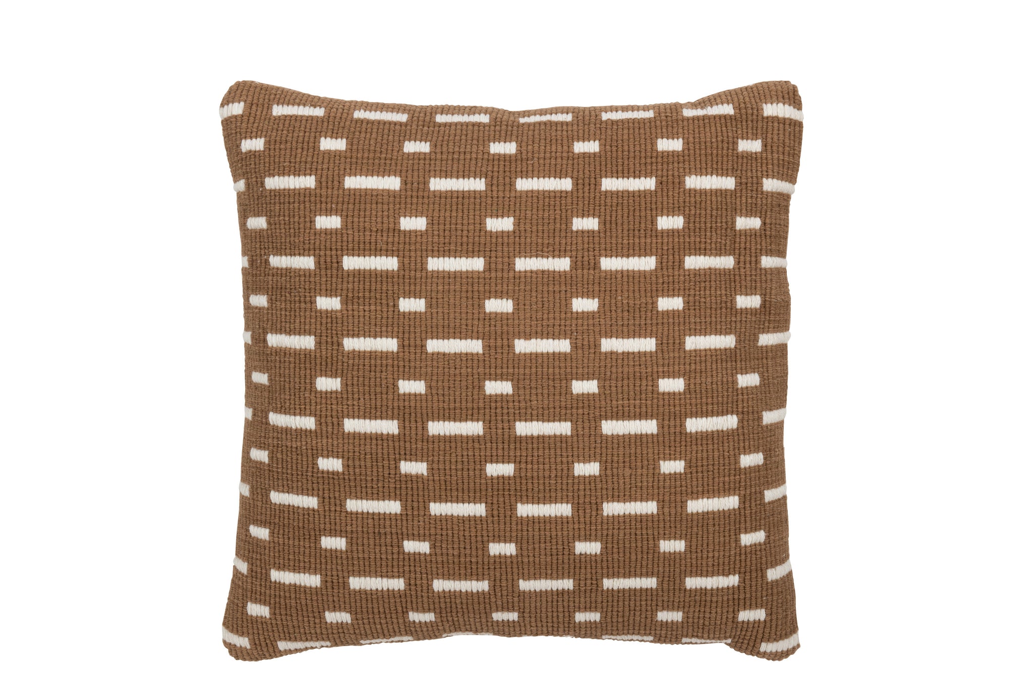 Cushion Lines Outdoor Polyester Brown/White