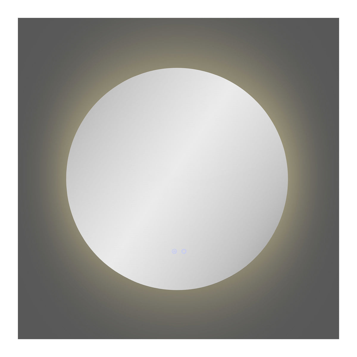 Spiegel Kiama – glas met LED, anti-condens, ø80 cm