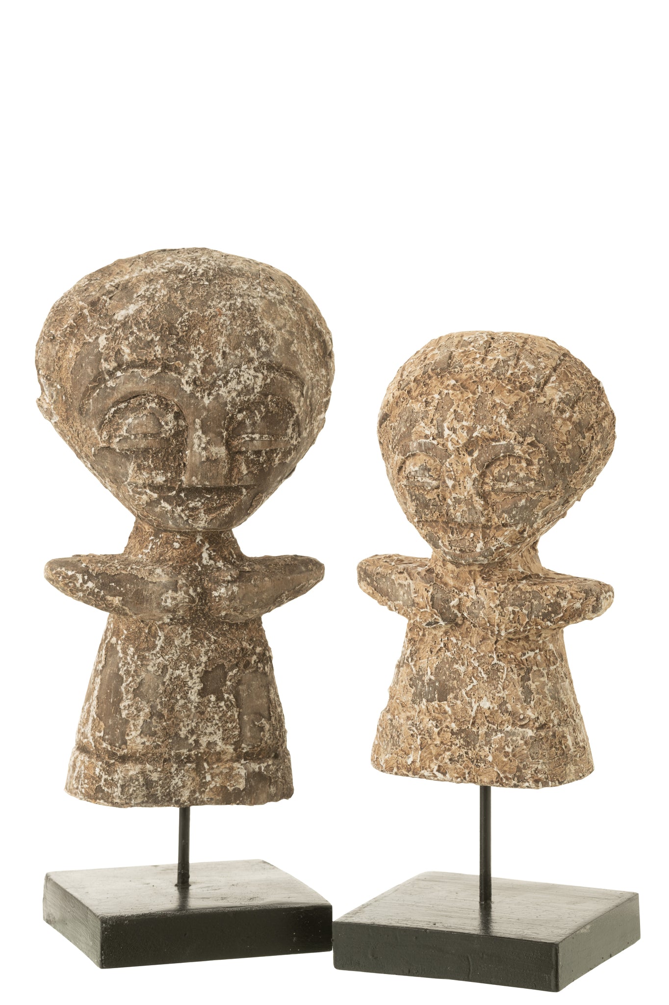 Statue Ying Albasia Wood Natural Large