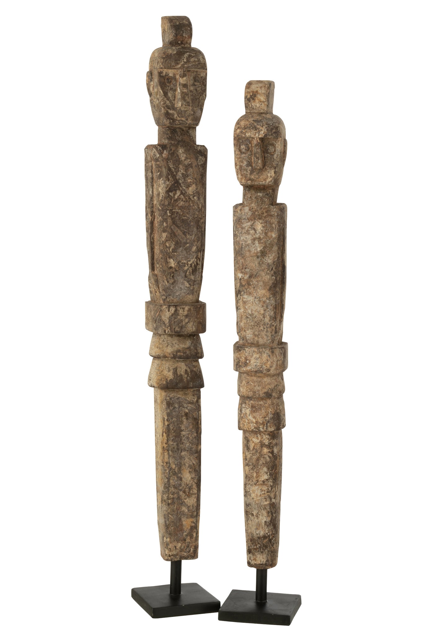 Statue Lauwra Albasia Wood Natural Large