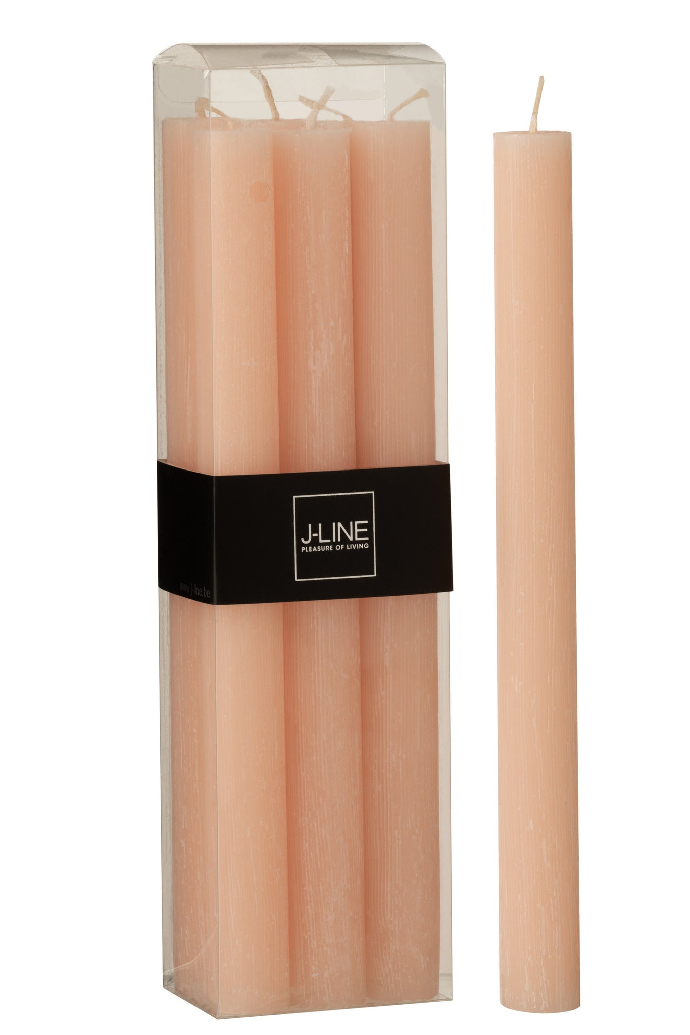 Box 6 Table Candle Peach 13H